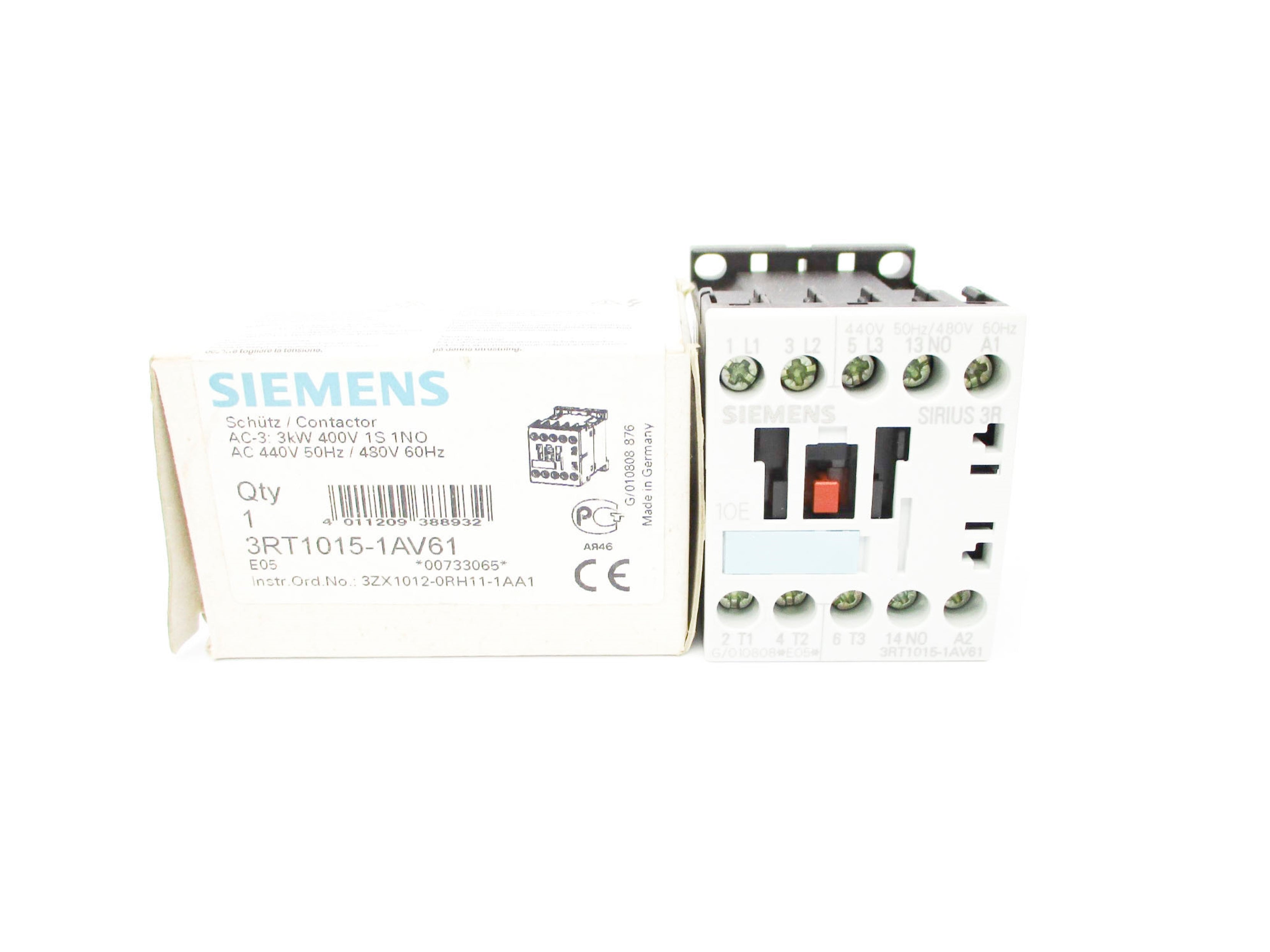 SIEMENS 3RT1015-1AV61 440/480V NSMP
