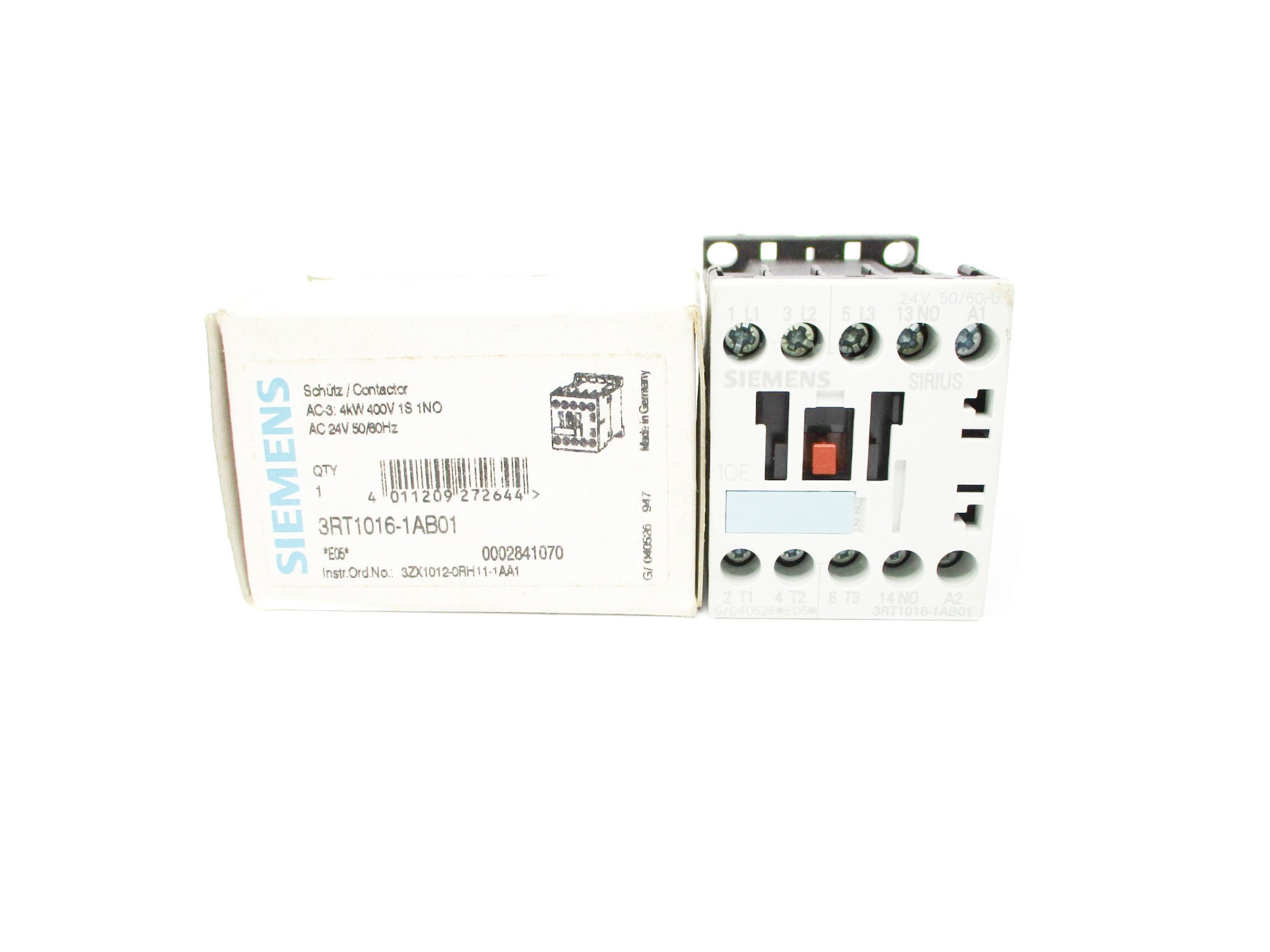 SIEMENS 3RT1016-1AB01 24VAC NSMP