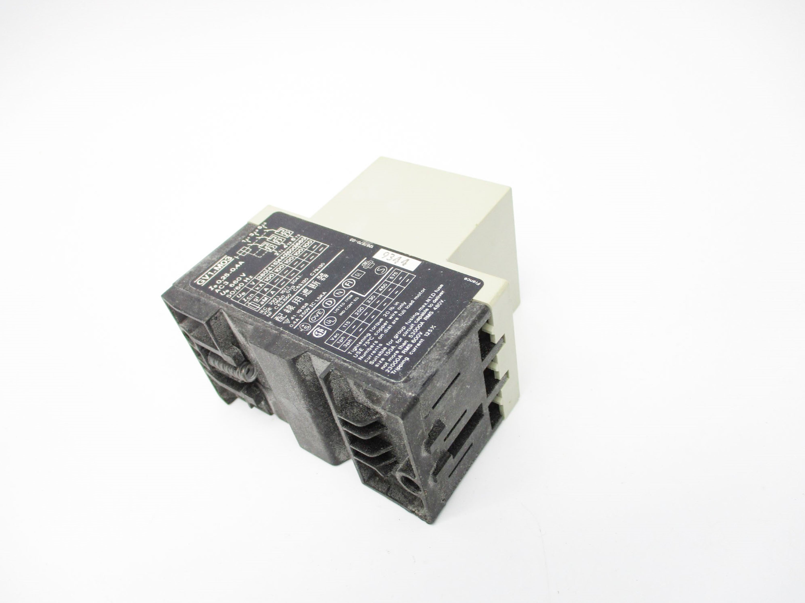 TELEMECANIQUE GV1-M03 0.25-0.4A NSMP