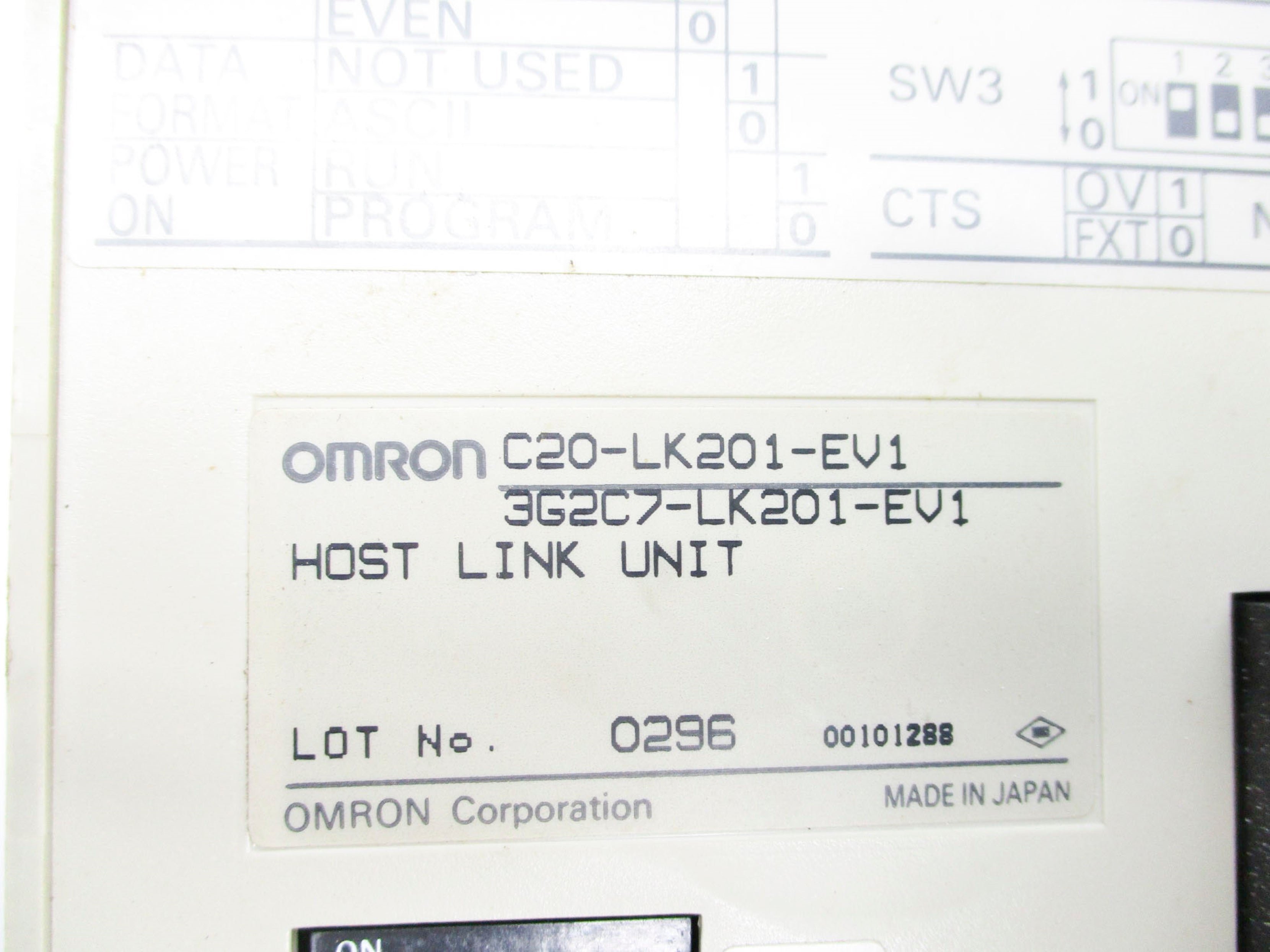 OMRON C20-LK201-EV1 UNMP