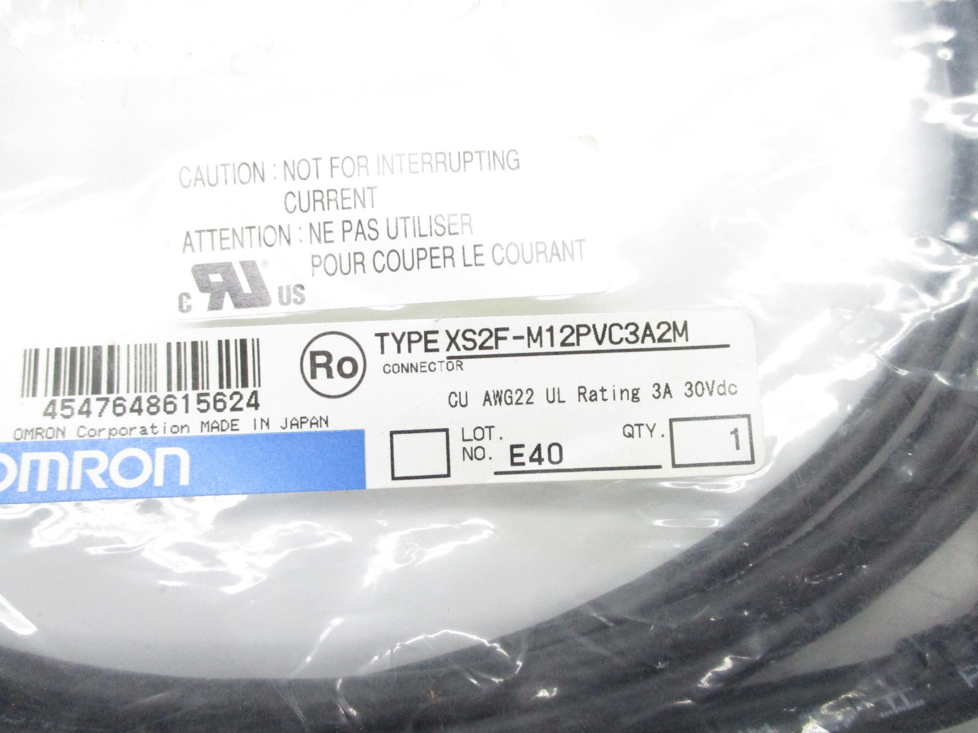 OMRON XS2F-M12PVC3A2M NSMP