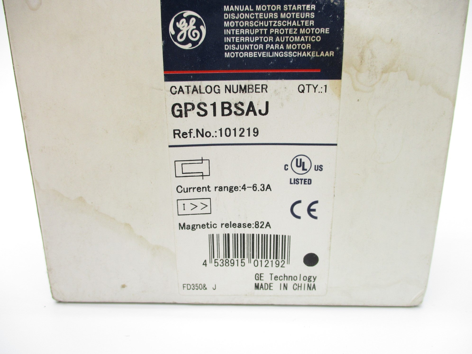 GENERAL ELECTRIC GPS1BSAJ NSMP