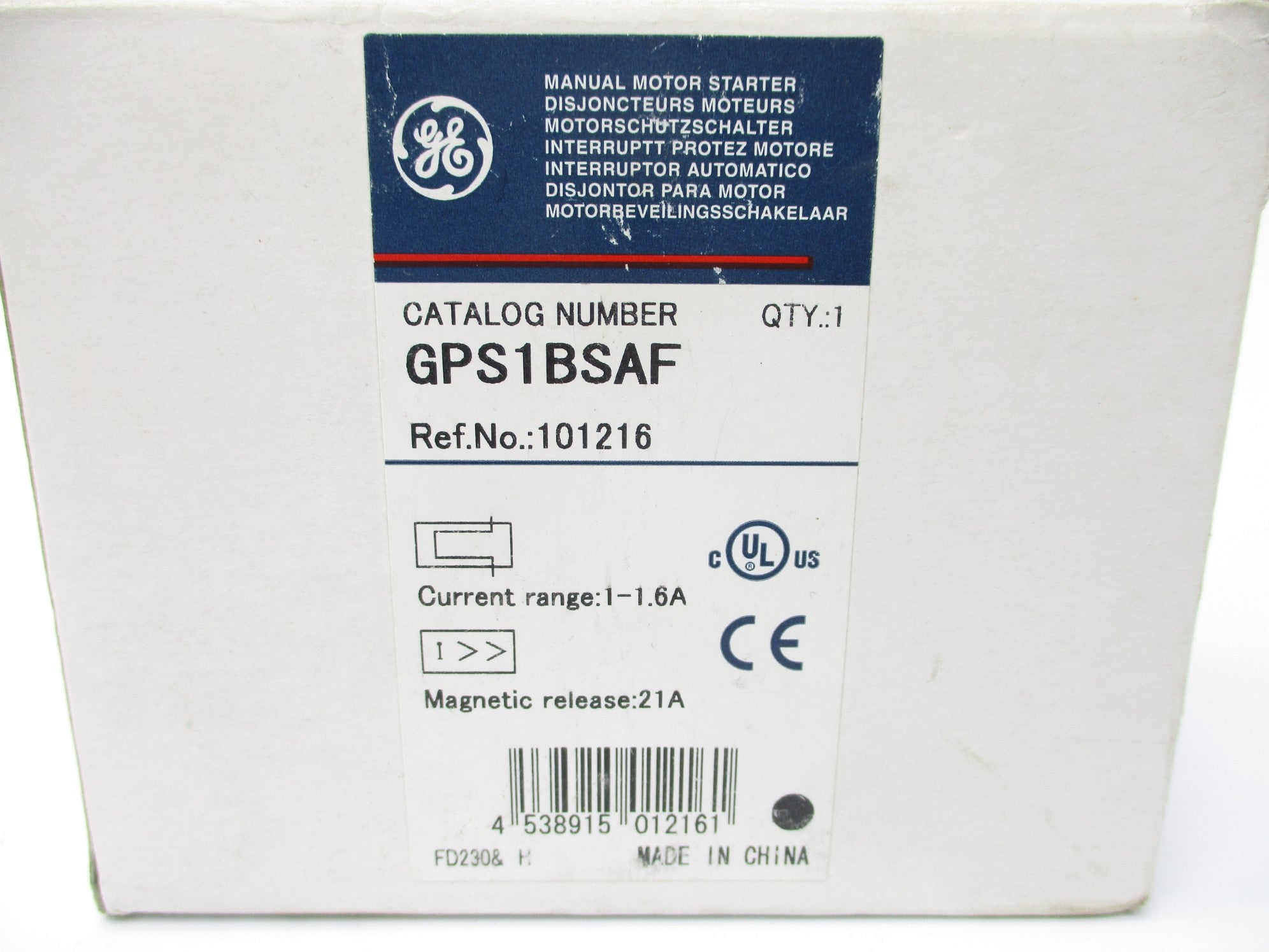 GENERAL ELECTRIC GPS1BSAF NSMP
