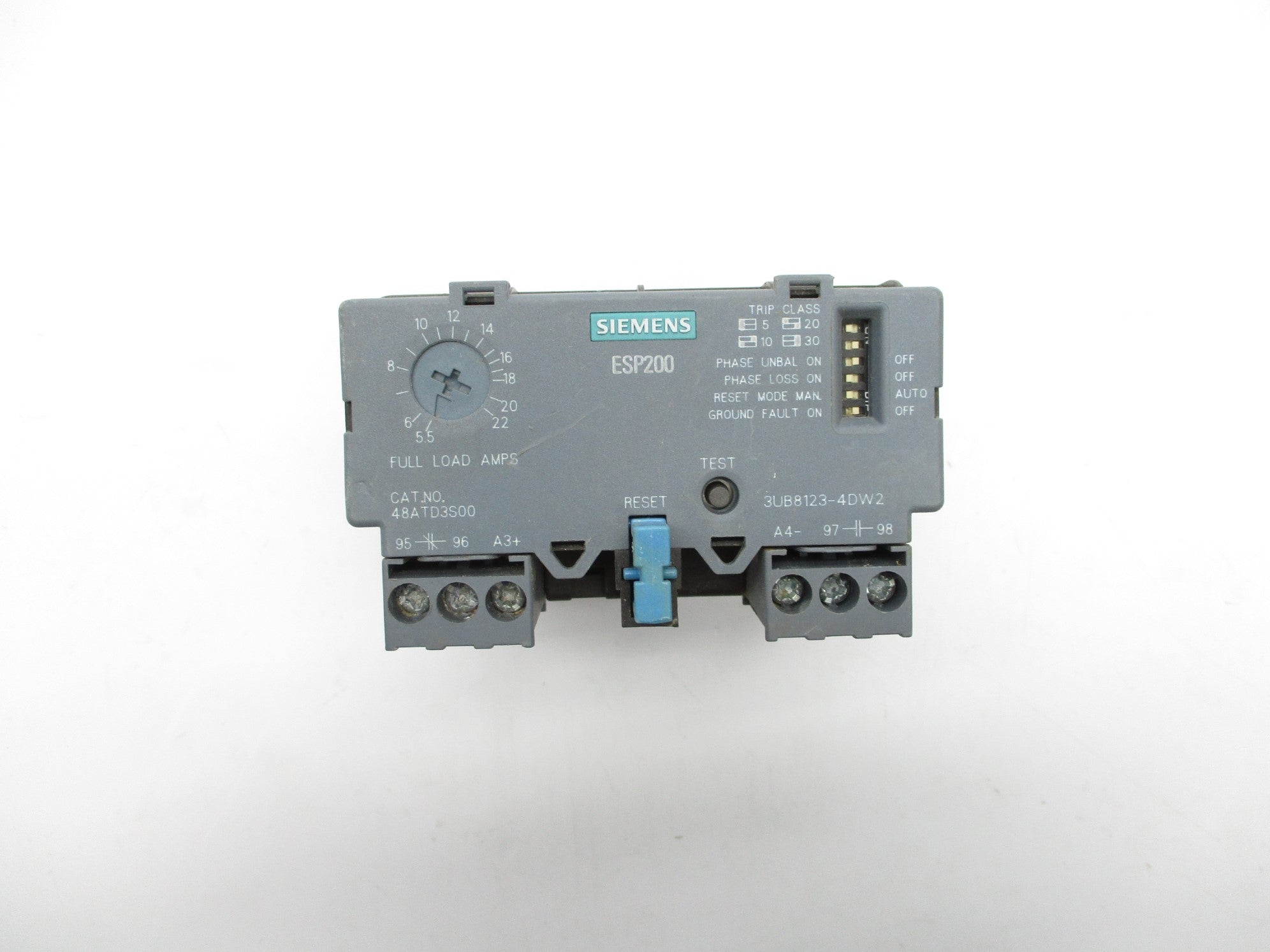 SIEMENS 48ATD3S00 3UB8123-4DW2 5.5-22A NSNP