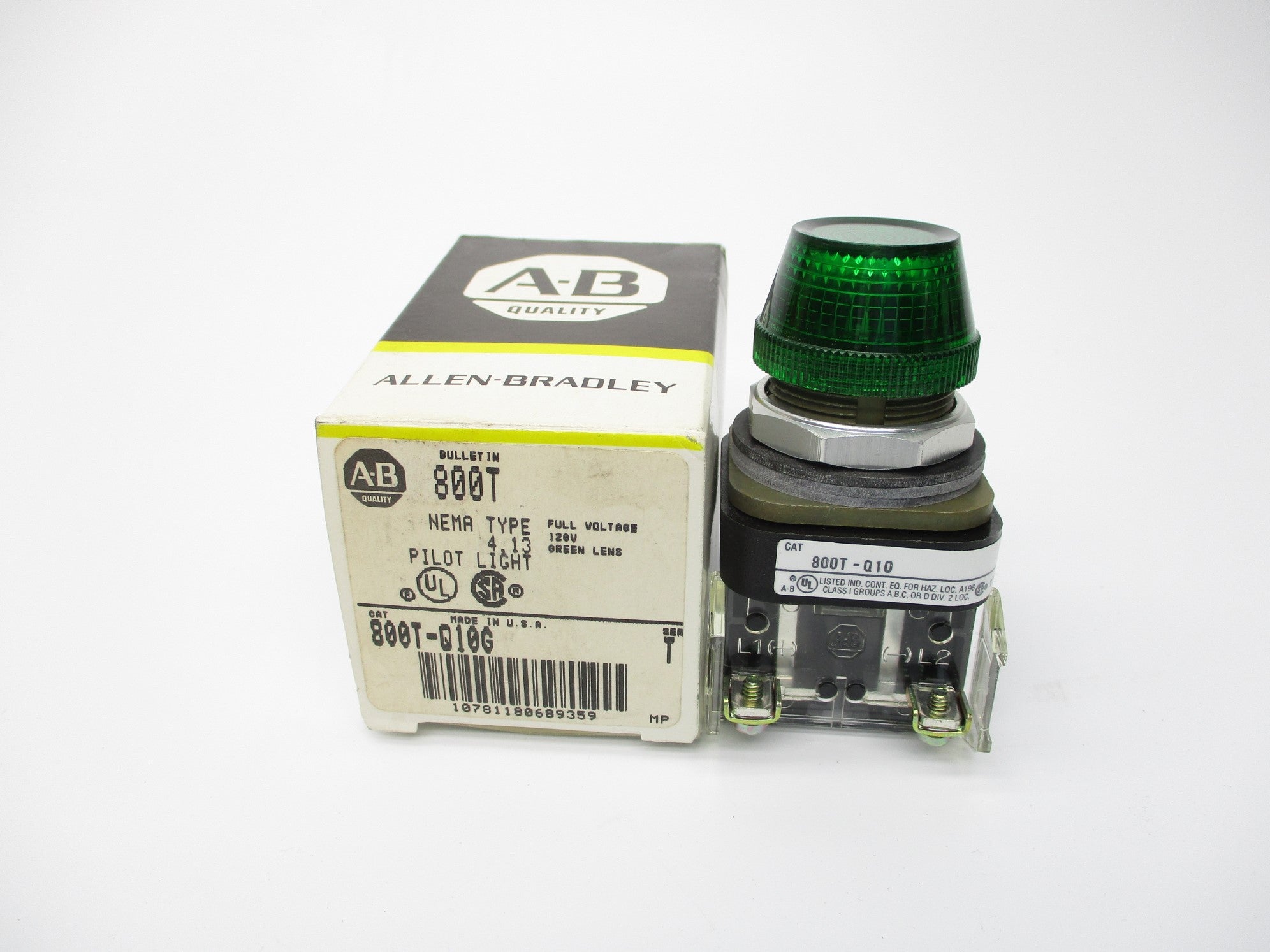 ALLEN BRADLEY 800T-Q10G SER. T (BK/YL) NSMP