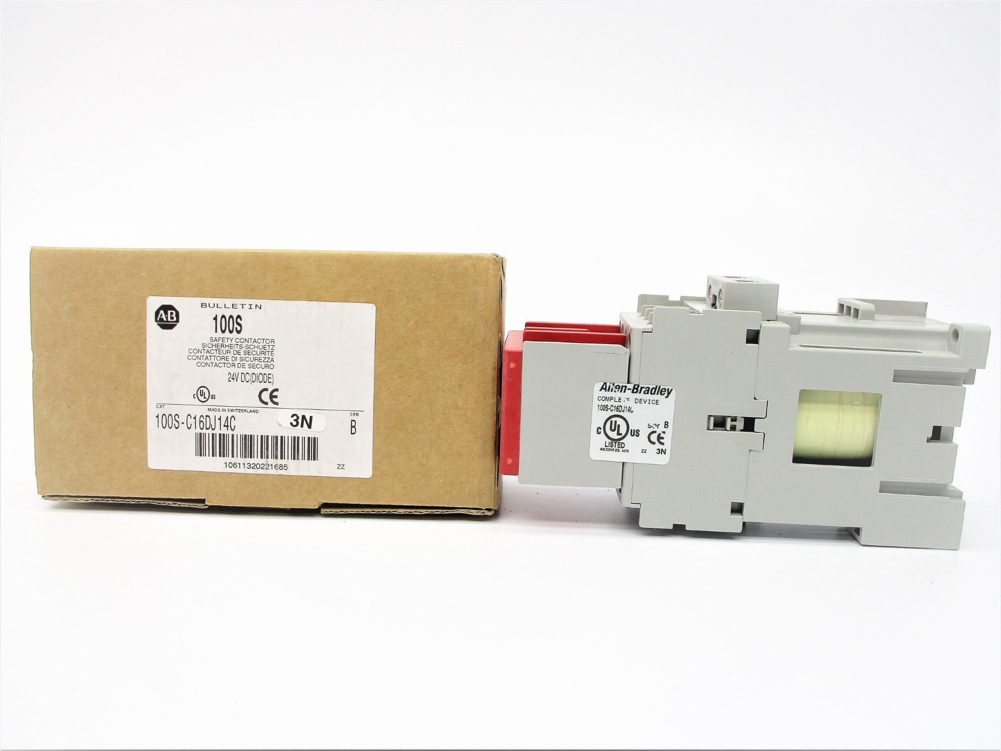 ALLEN BRADLEY 100S-C16DJ14C SER. B 24VDC (BR/WH) NSMP