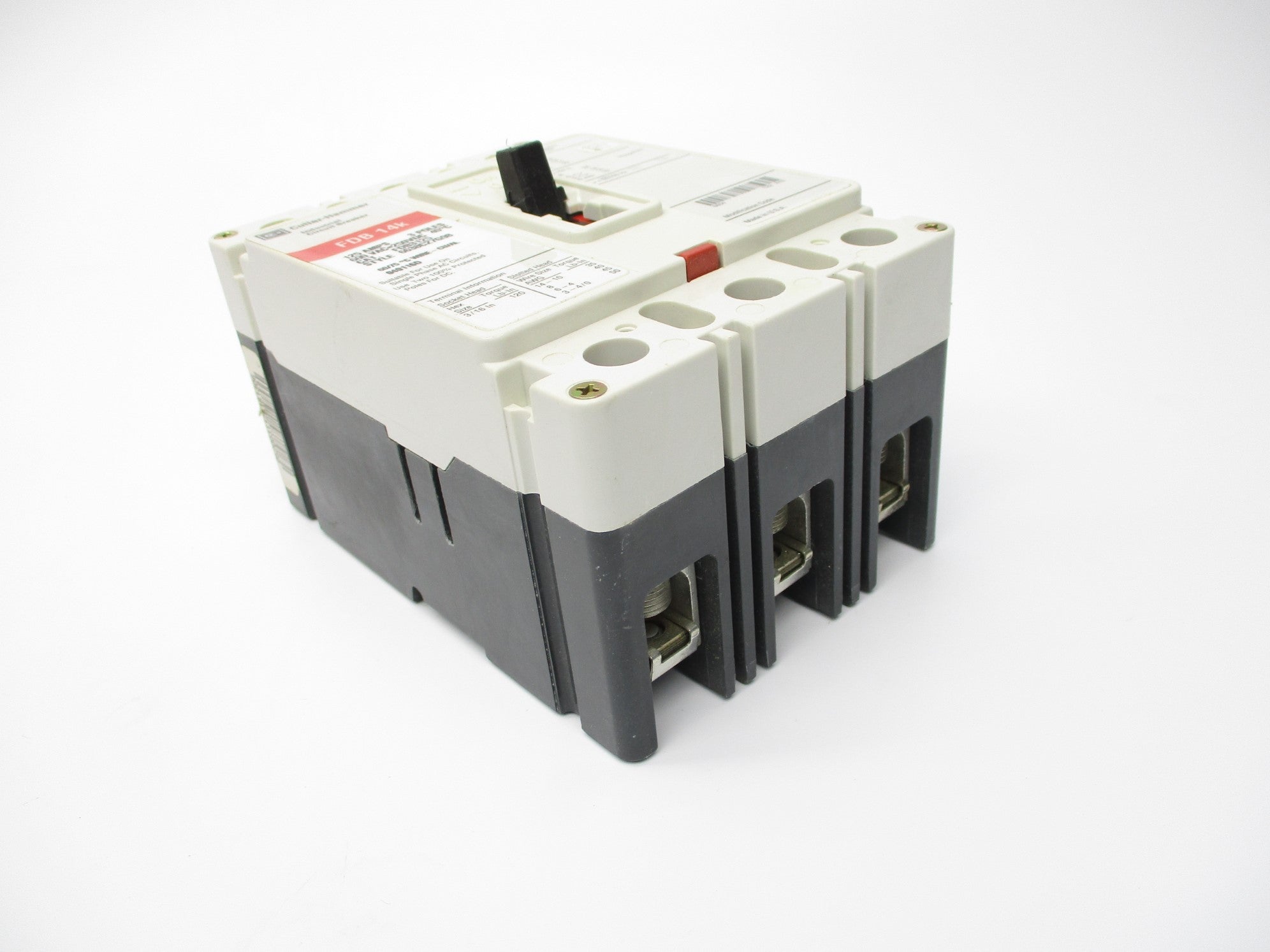 CUTLER HAMMER FDB3125 SER. C 125A 600V NSMP