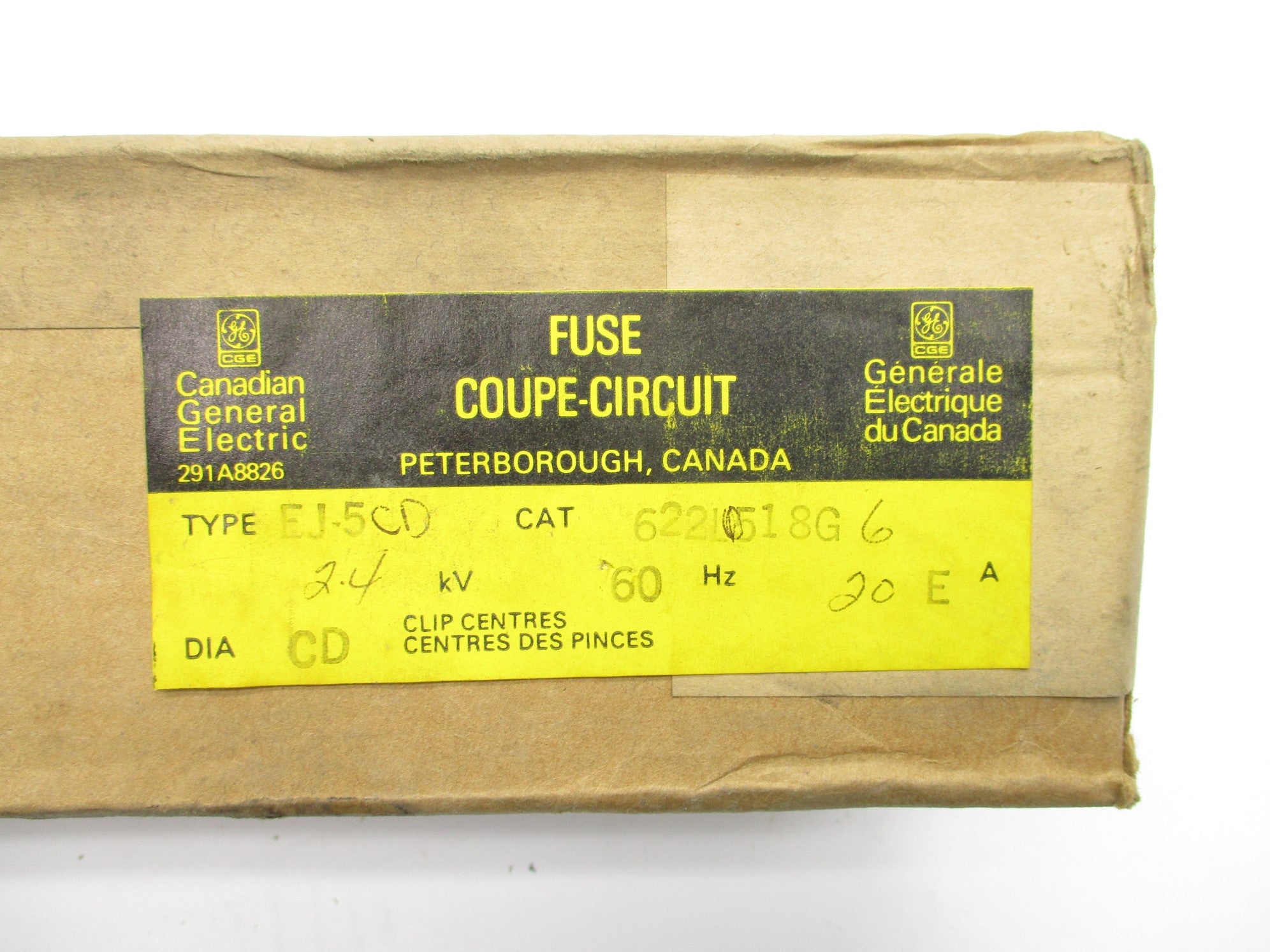 CANADA GENERAL ELECTRIC EJ-5CD 622L0518G6 NSMP