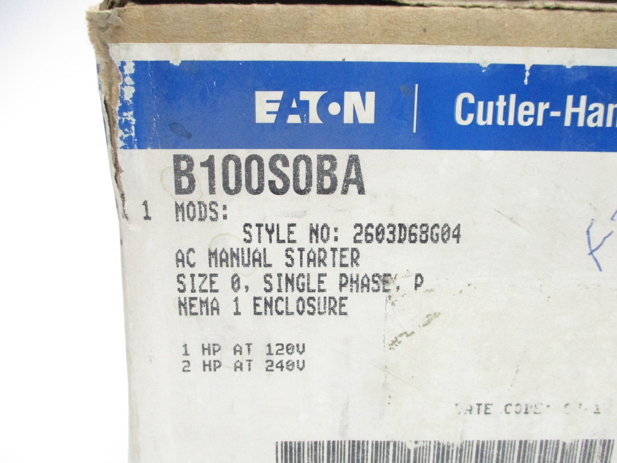 EATON B100S0BA NSMP