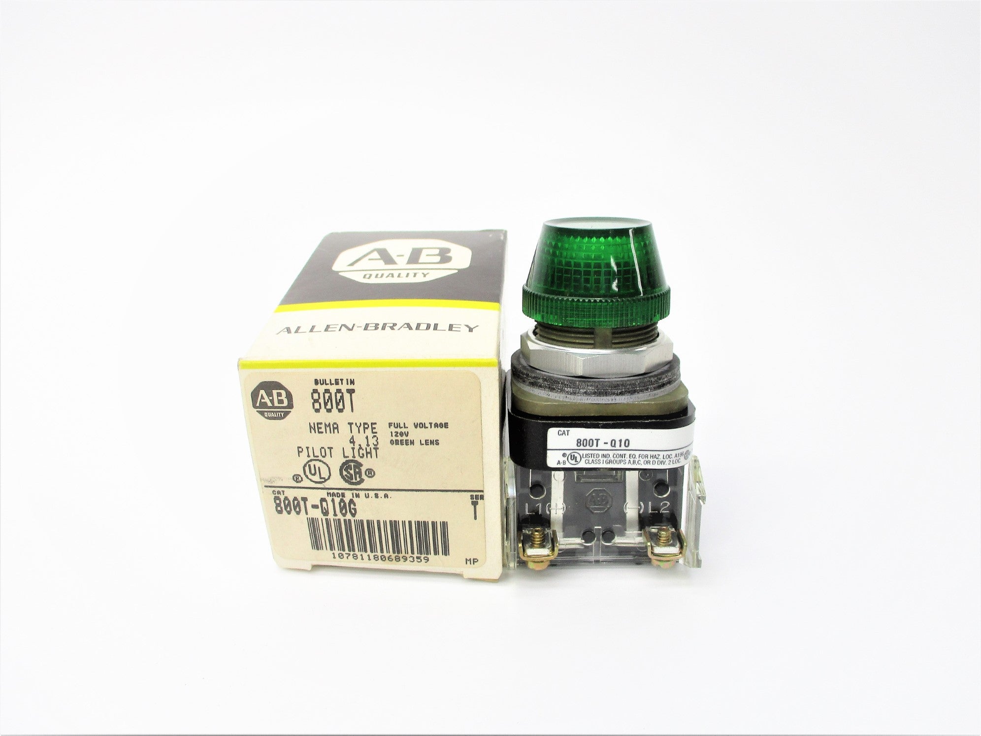 ALLEN BRADLEY 800T-Q10G SER. T (BK/YL) NSMP