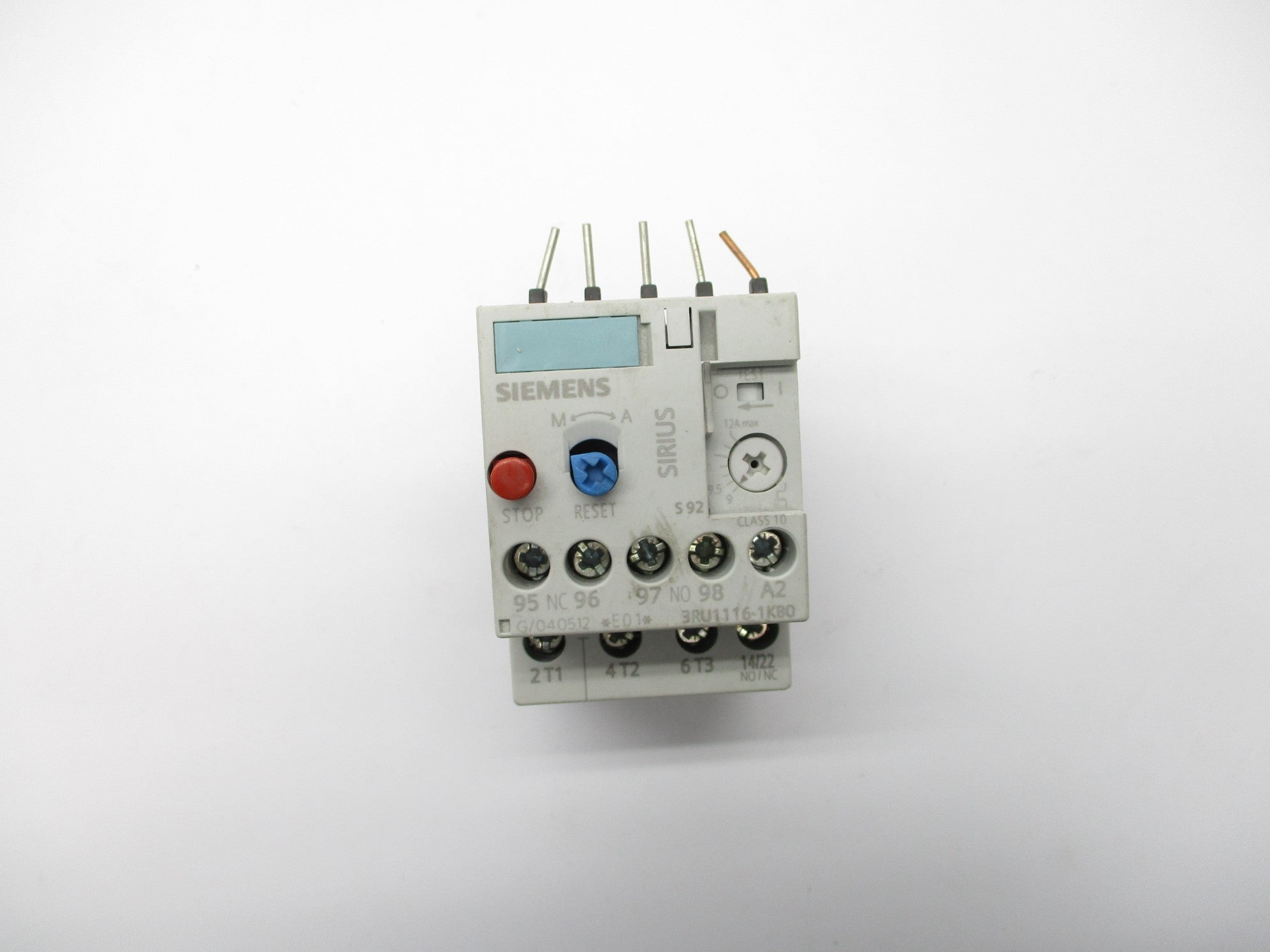 SIEMENS 3RU1116-1KB0 9-12A NSNP