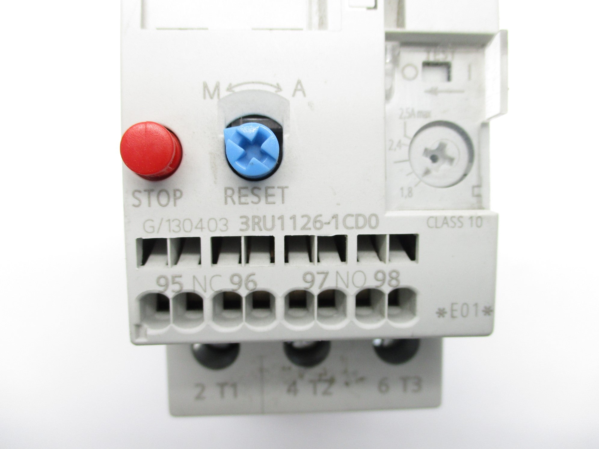 SIEMENS 3RU1126-1CD0 1.8-2.5A NSNP
