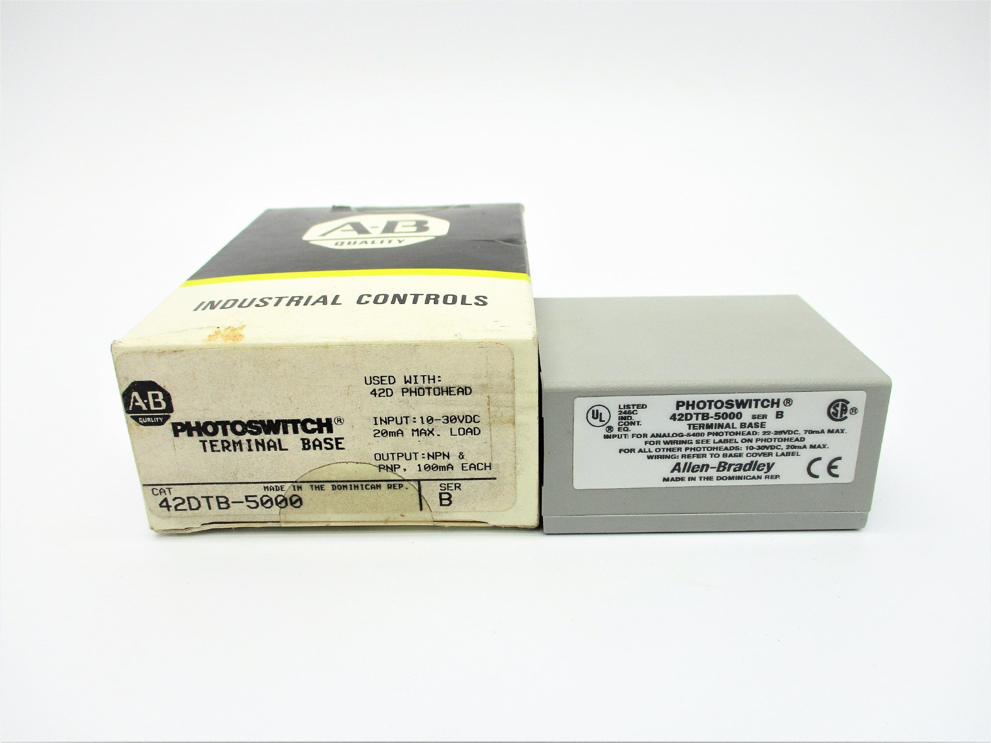 INDUSTRIAL SPARE PART 42DTB-5000 SER. B 10-30VDC (BK/YL) NSMP