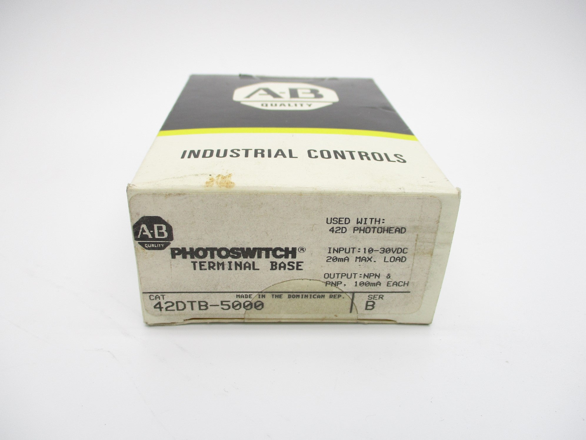 INDUSTRIAL SPARE PART 42DTB-5000 SER. B 10-30VDC (BK/YL) NSMP