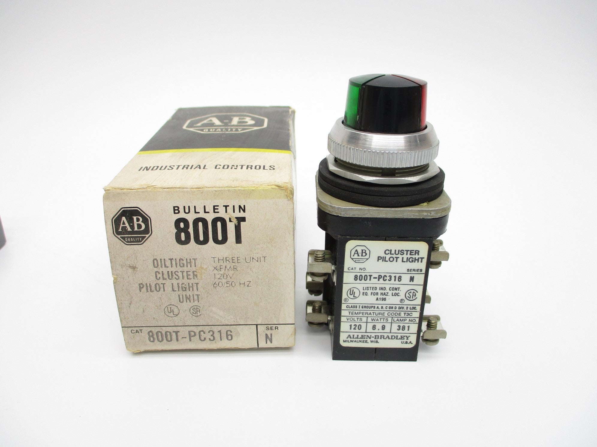 INDUSTRIAL SPARE PART 800T-PC316 SER. N 110/120V (BK/YL) NSMP