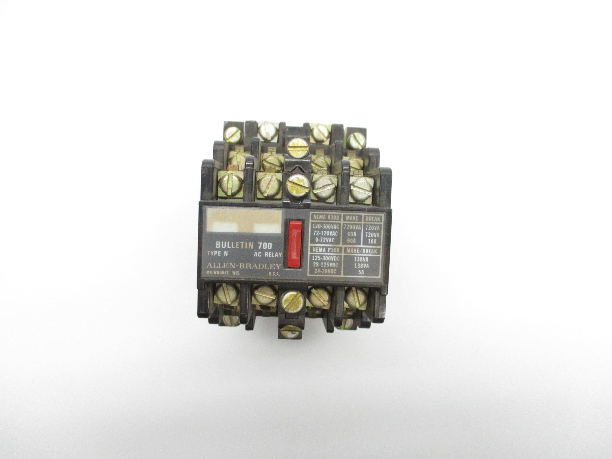 INDUSTRIAL SPARE PART 700-N800A24 SER. C 110/120V NSNP