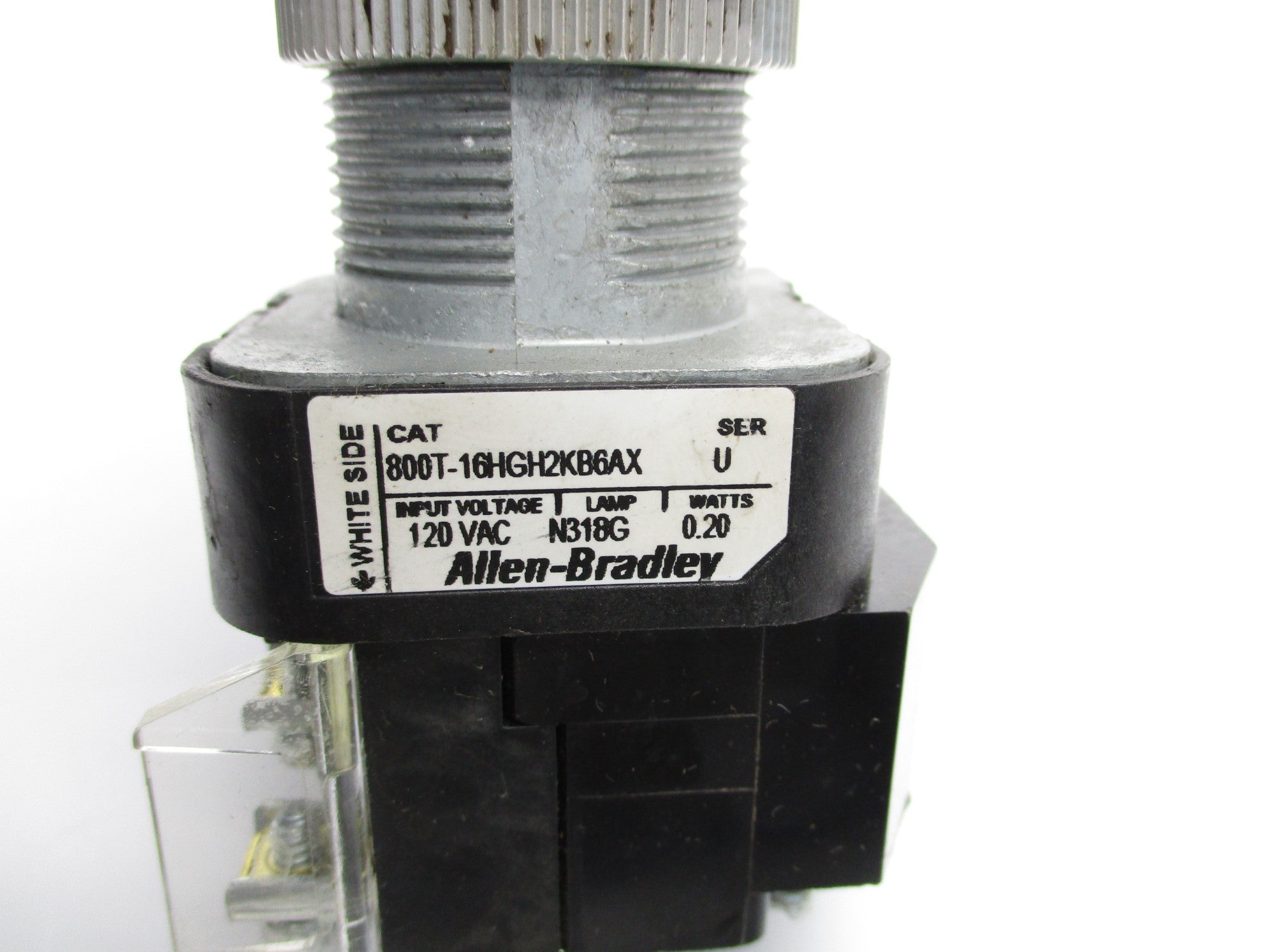 ALLEN BRADLEY 800T-16HGH2KB6AX SER. U NSNP