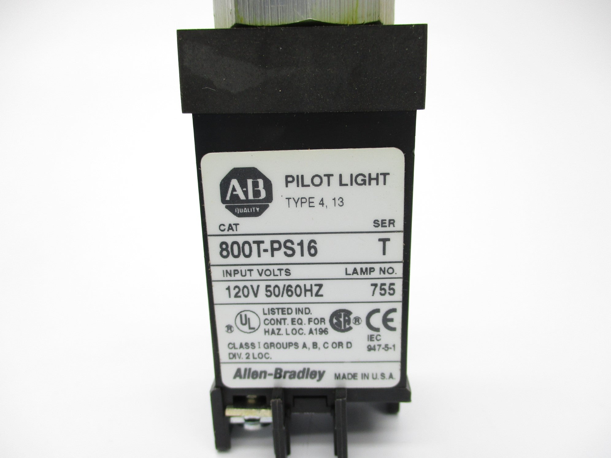 ALLEN BRADLEY 800T-PS16 SER. T NSNP