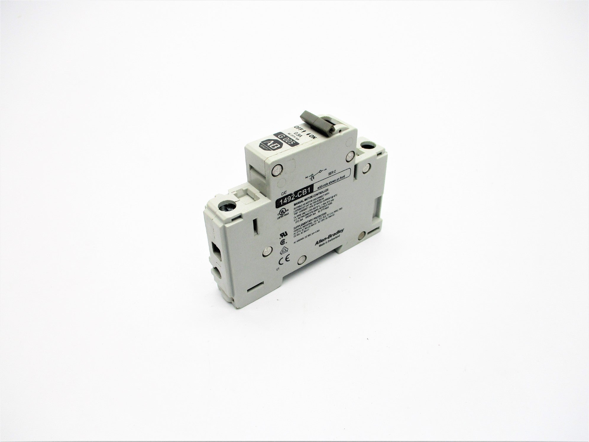 ALLEN BRADLEY 1492-CB1G005 SER. C 0.5A 277V NSNP