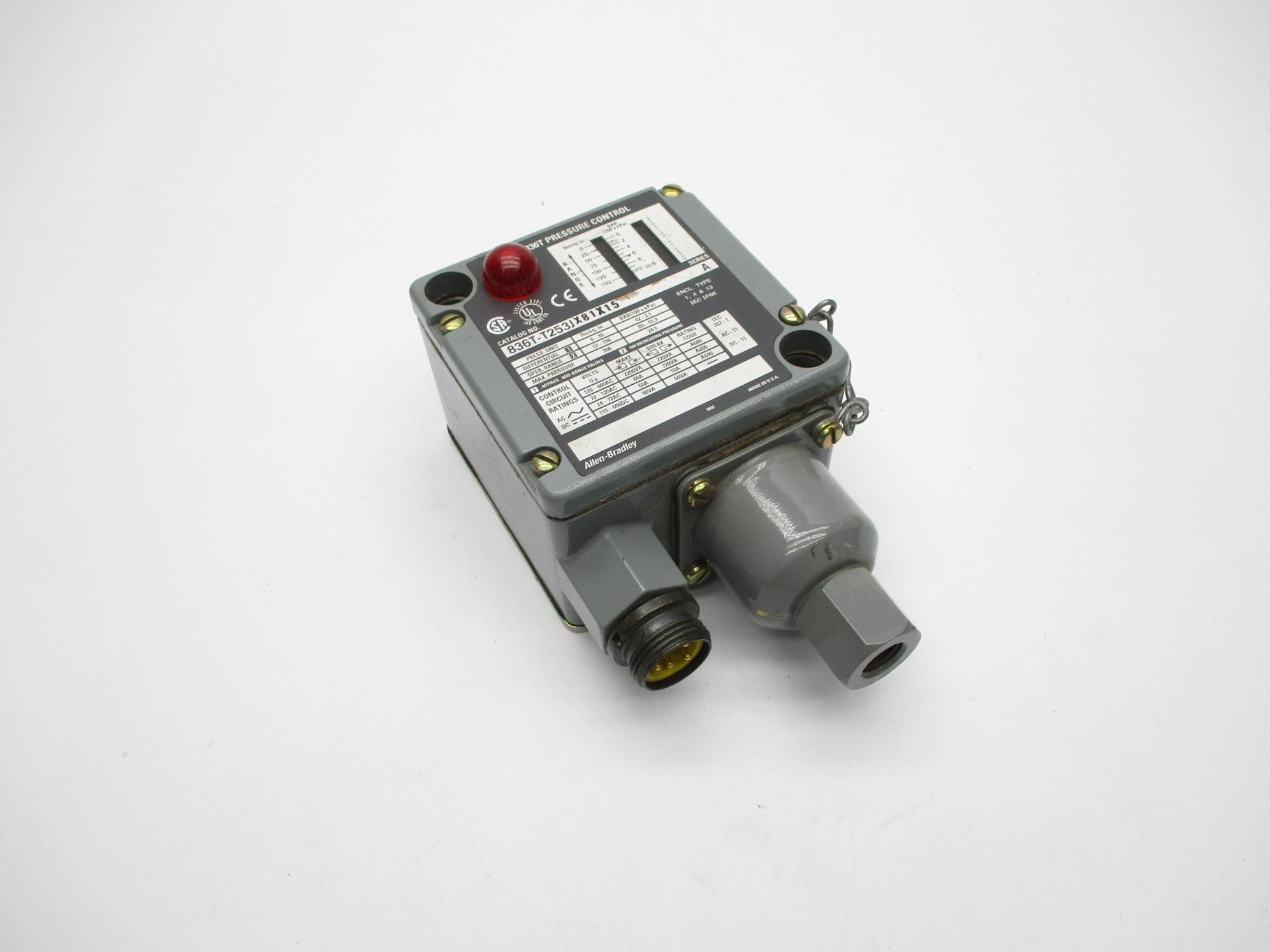 ALLEN BRADLEY 836T-T253JX81X15 SER. A UNMP