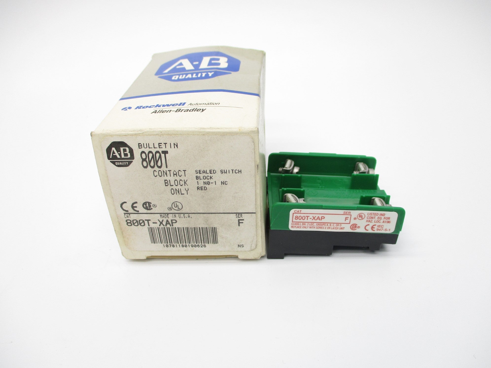 ALLEN BRADLEY 800T-XAP SER. F (GY/BL) NSMP