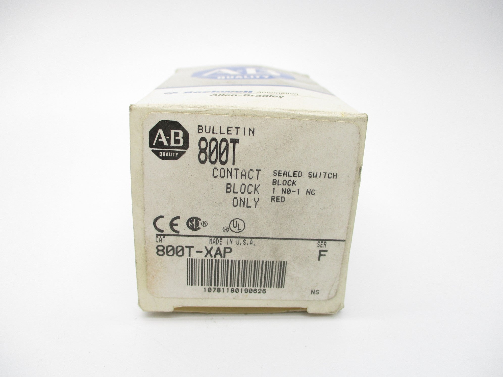 ALLEN BRADLEY 800T-XAP SER. F (GY/BL) NSMP