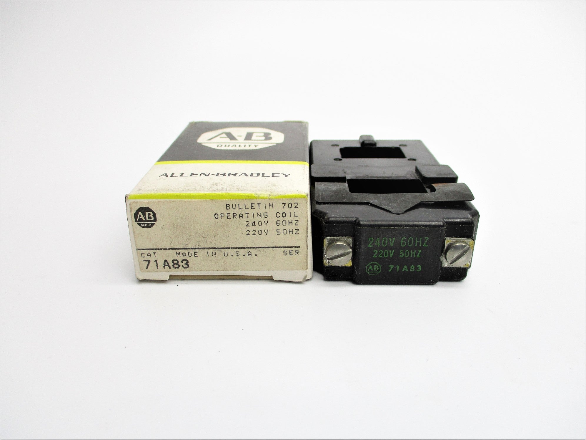 INDUSTRIAL SPARE PART 71A83 220/240V (BK/YL) NSMP