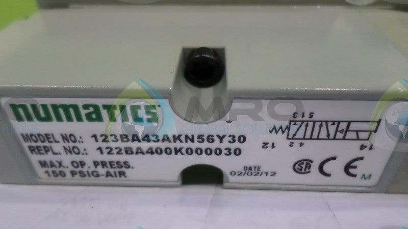 NUMATICS 123BA43AKN56Y30 VALVE  NSNP