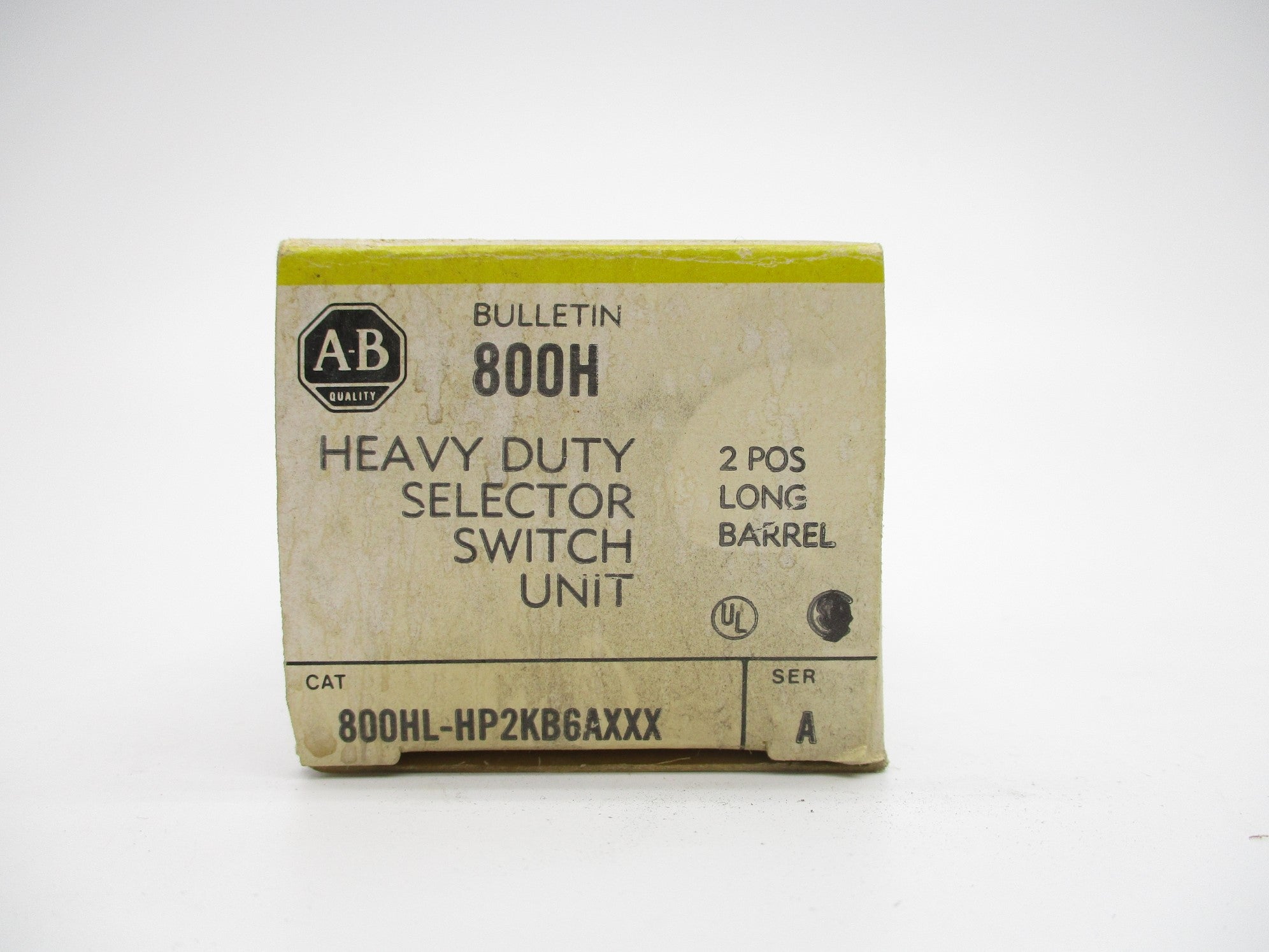 ALLEN BRADLEY 800HL-HP2KB6AXXX SER. A (BK/YL) NSMP