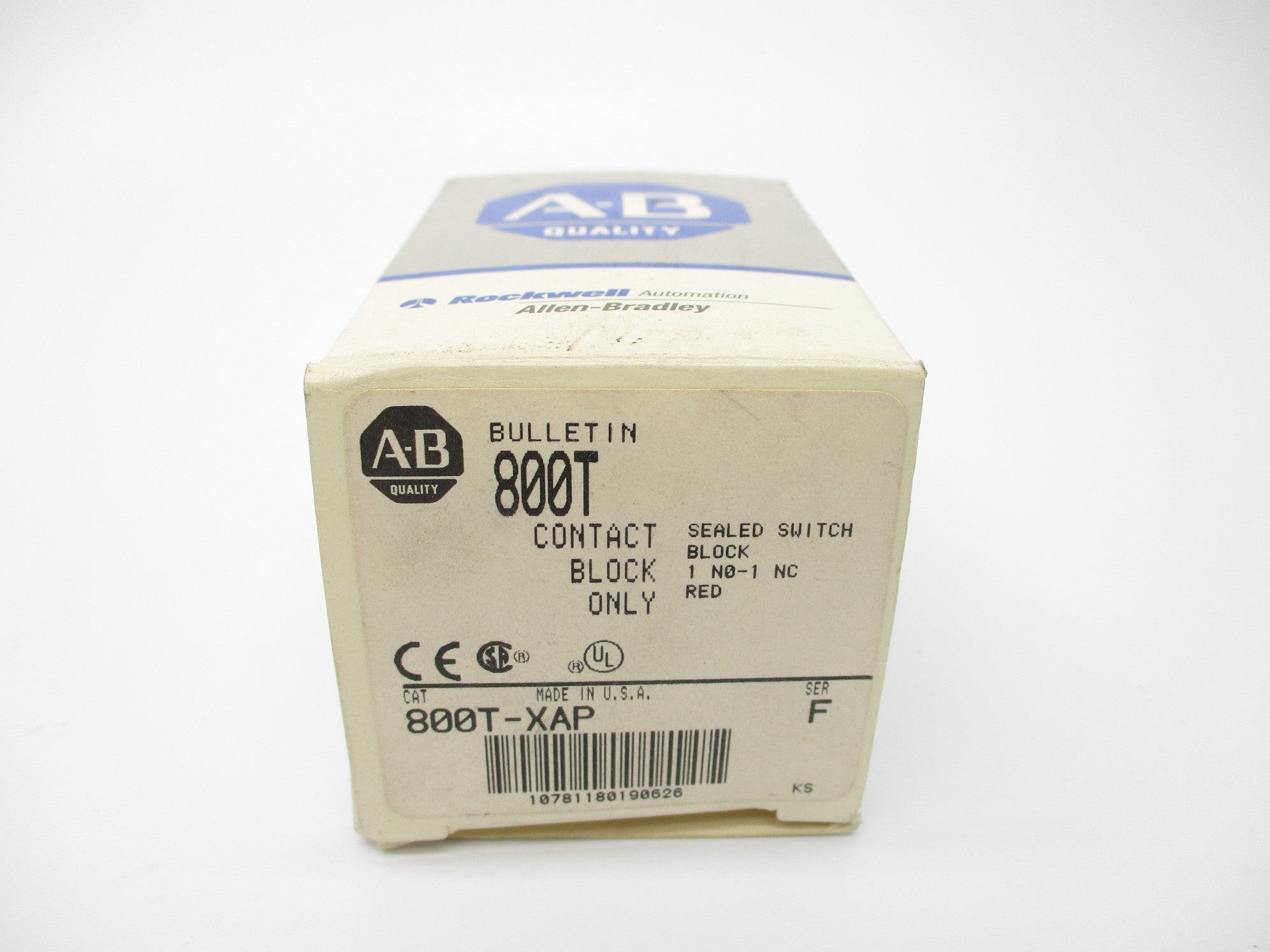 ALLEN BRADLEY 800T-XAP SER. F (GY/BL) NSMP