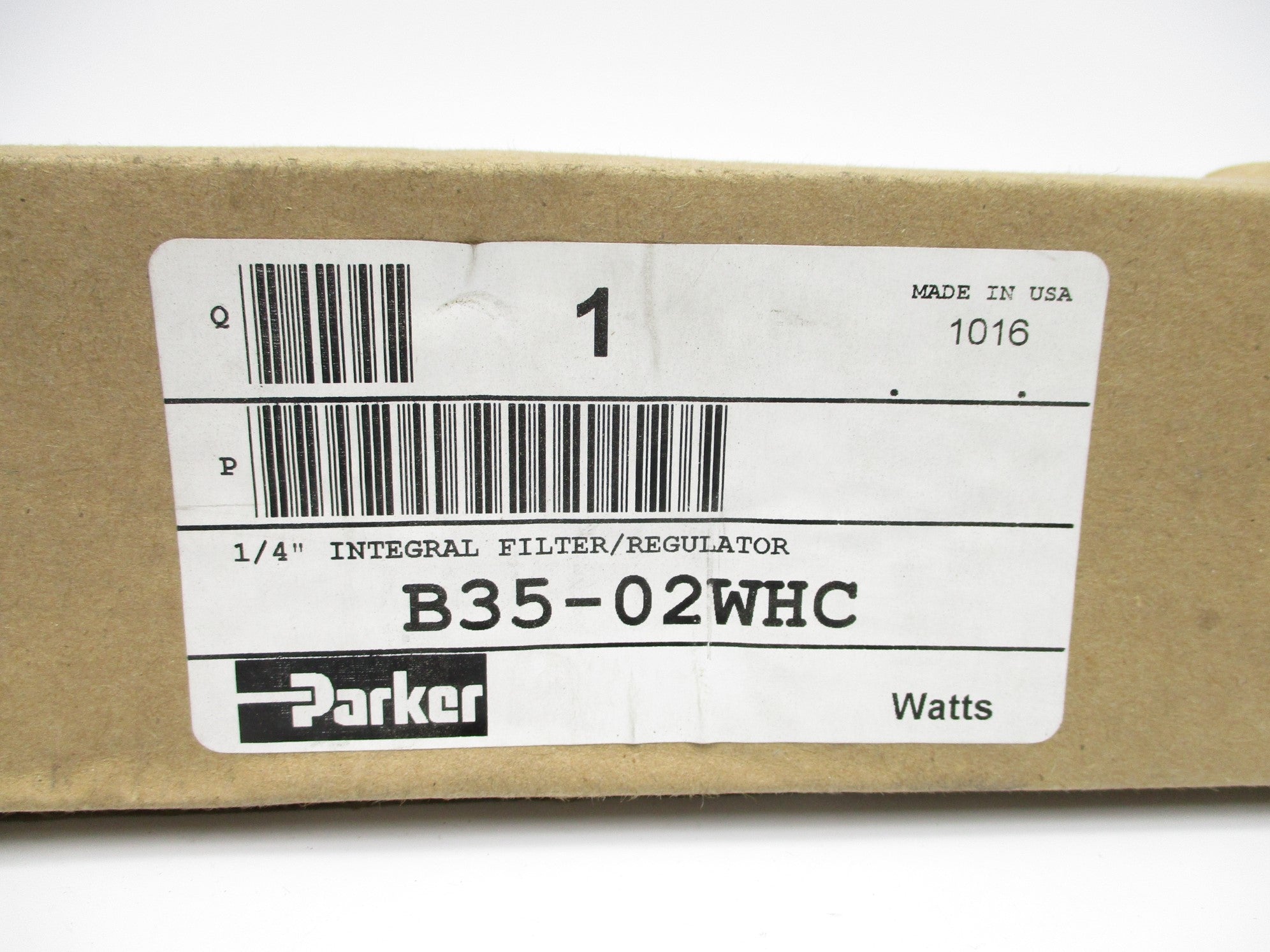 PARKER B35-02WHC 250PSI NSMP
