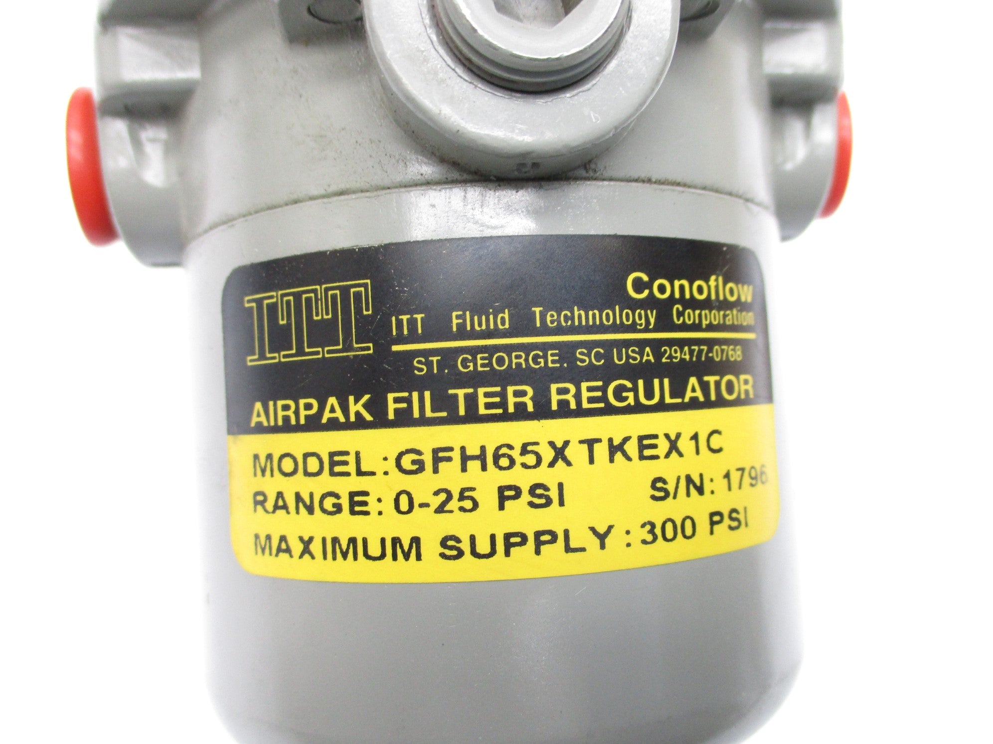 ITT GFH65XTKEX1C 0-25PSI NSNP