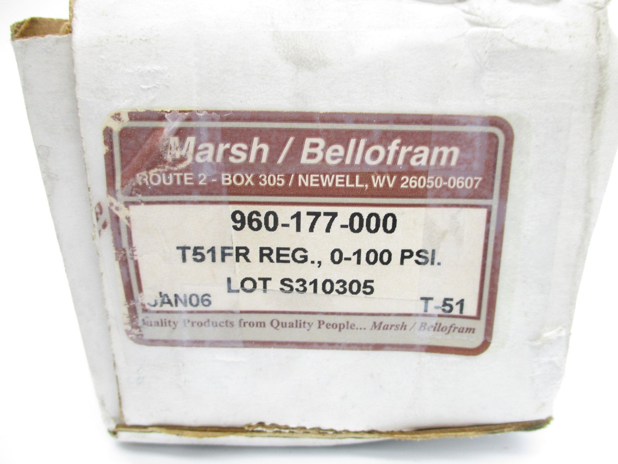 MARSH/BELLOFRAM 960-177-000 0-100PSI NSMP