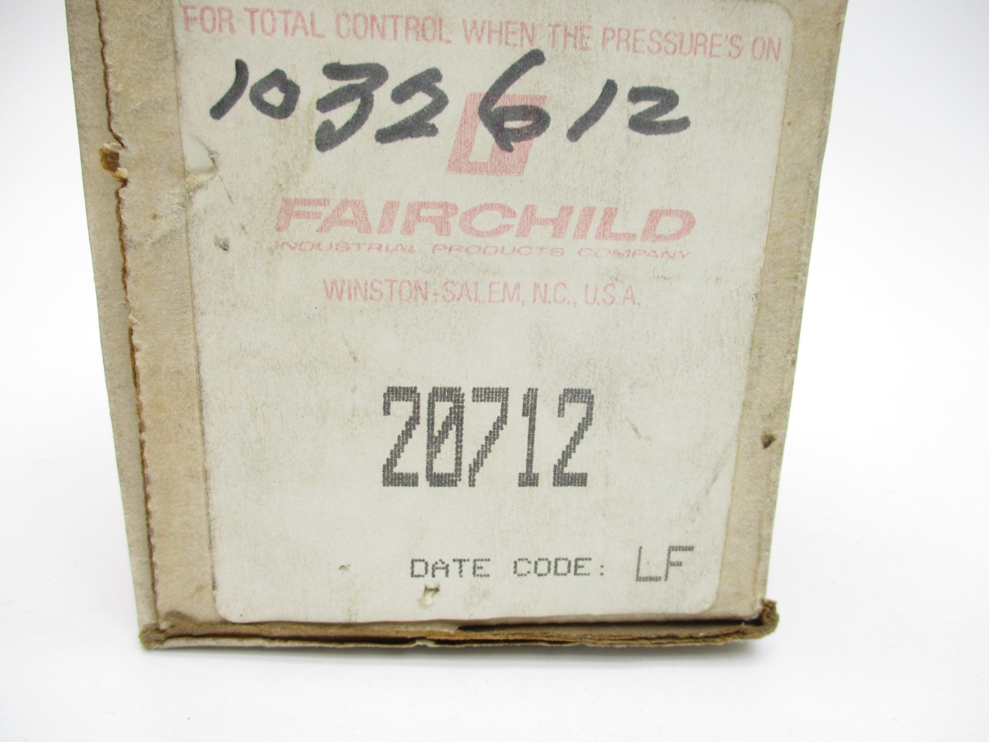 FAIRCHILD 20712 250PSI NSMP