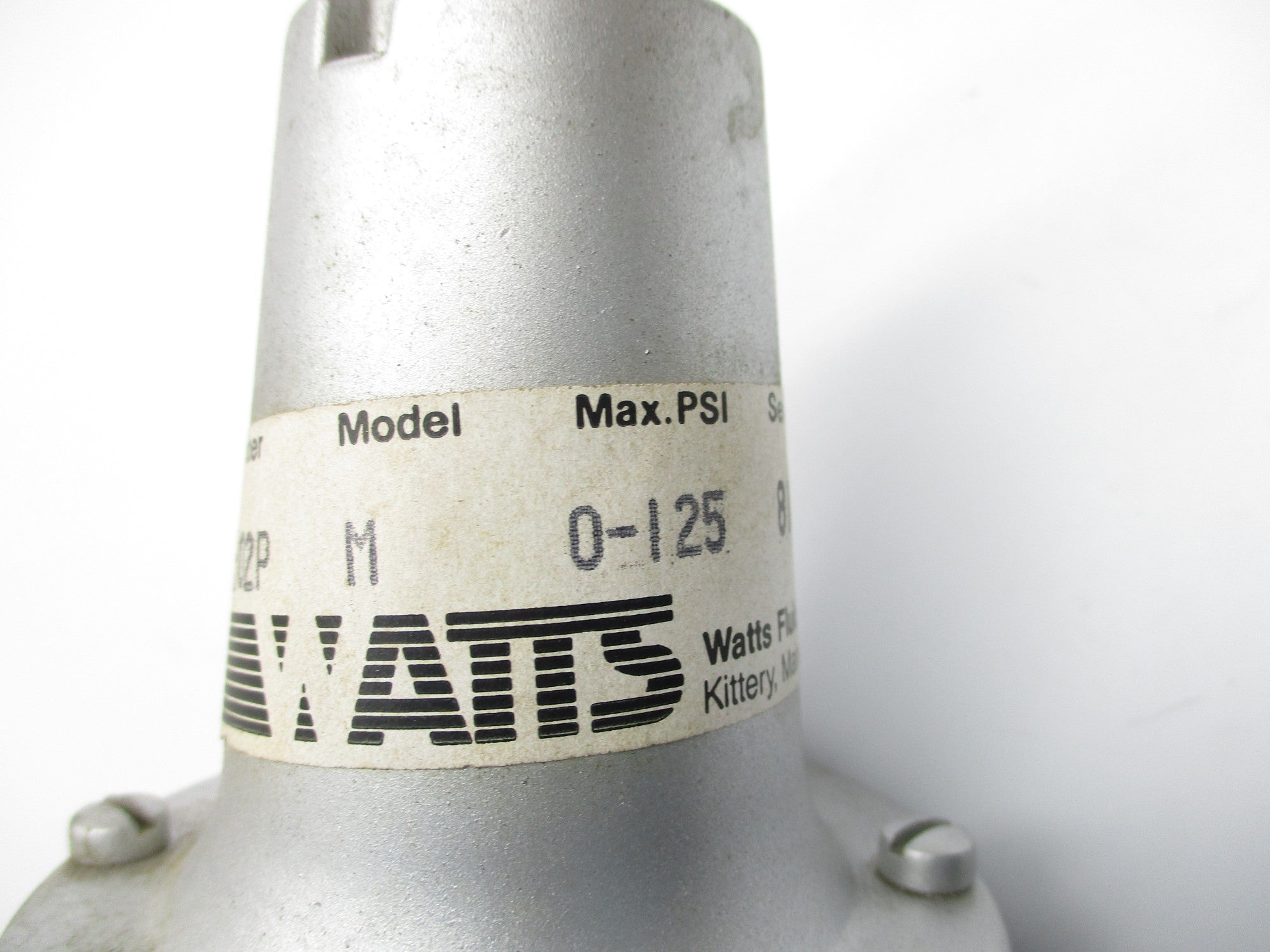 WATTS 118-02P 0-125PSI (AS PICTURED) UNMP