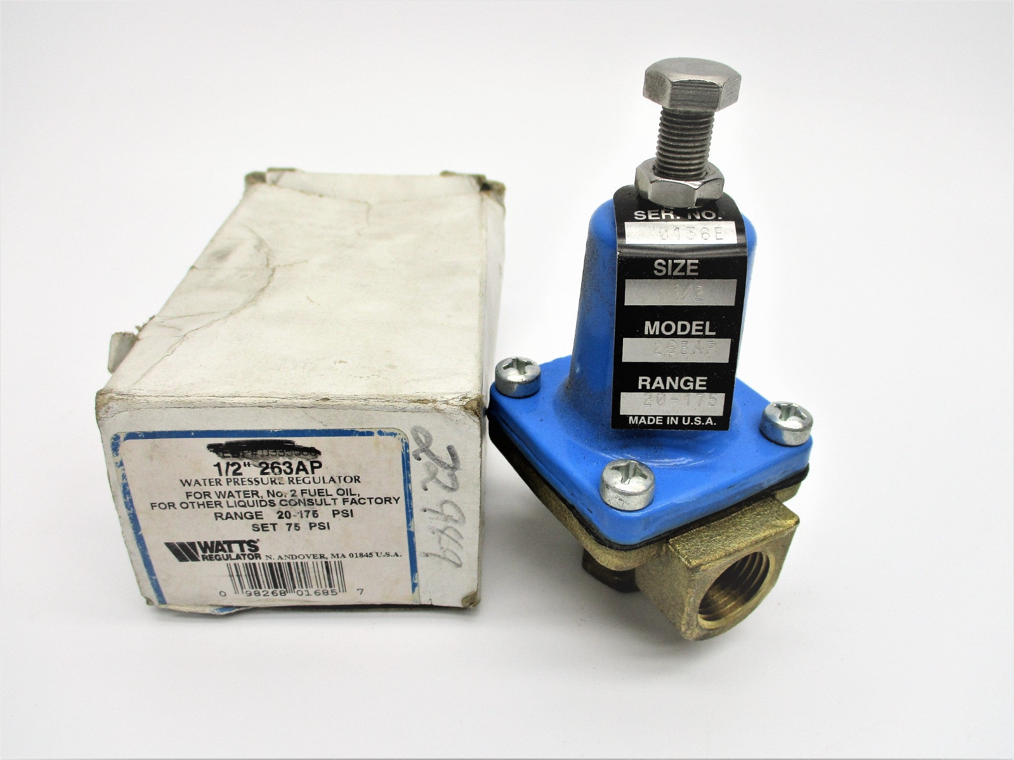 WATTS 1/2-263AP 20-175PSI NSMP