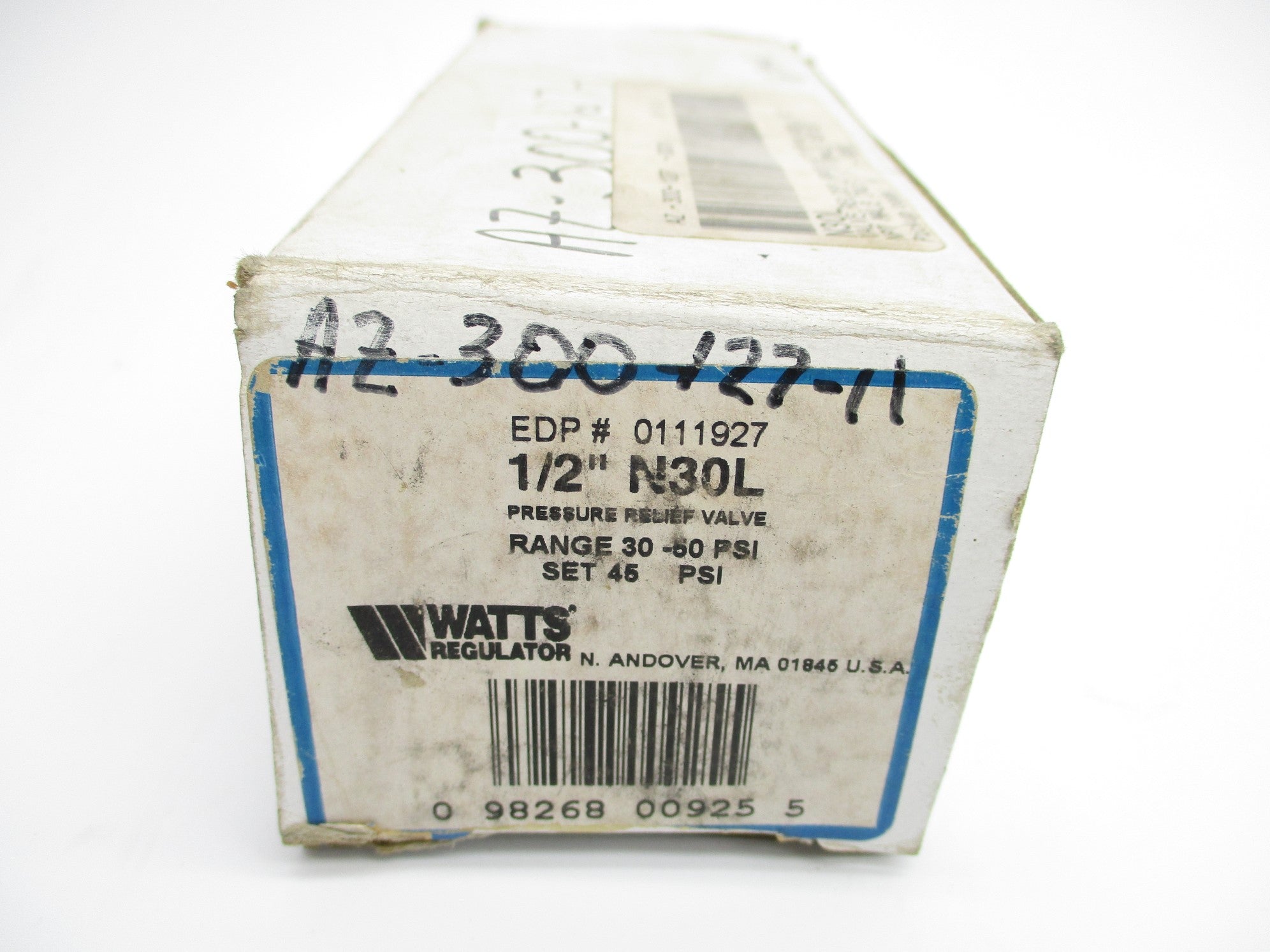 WATTS 1/2-N30L 30-60PSI NSMP