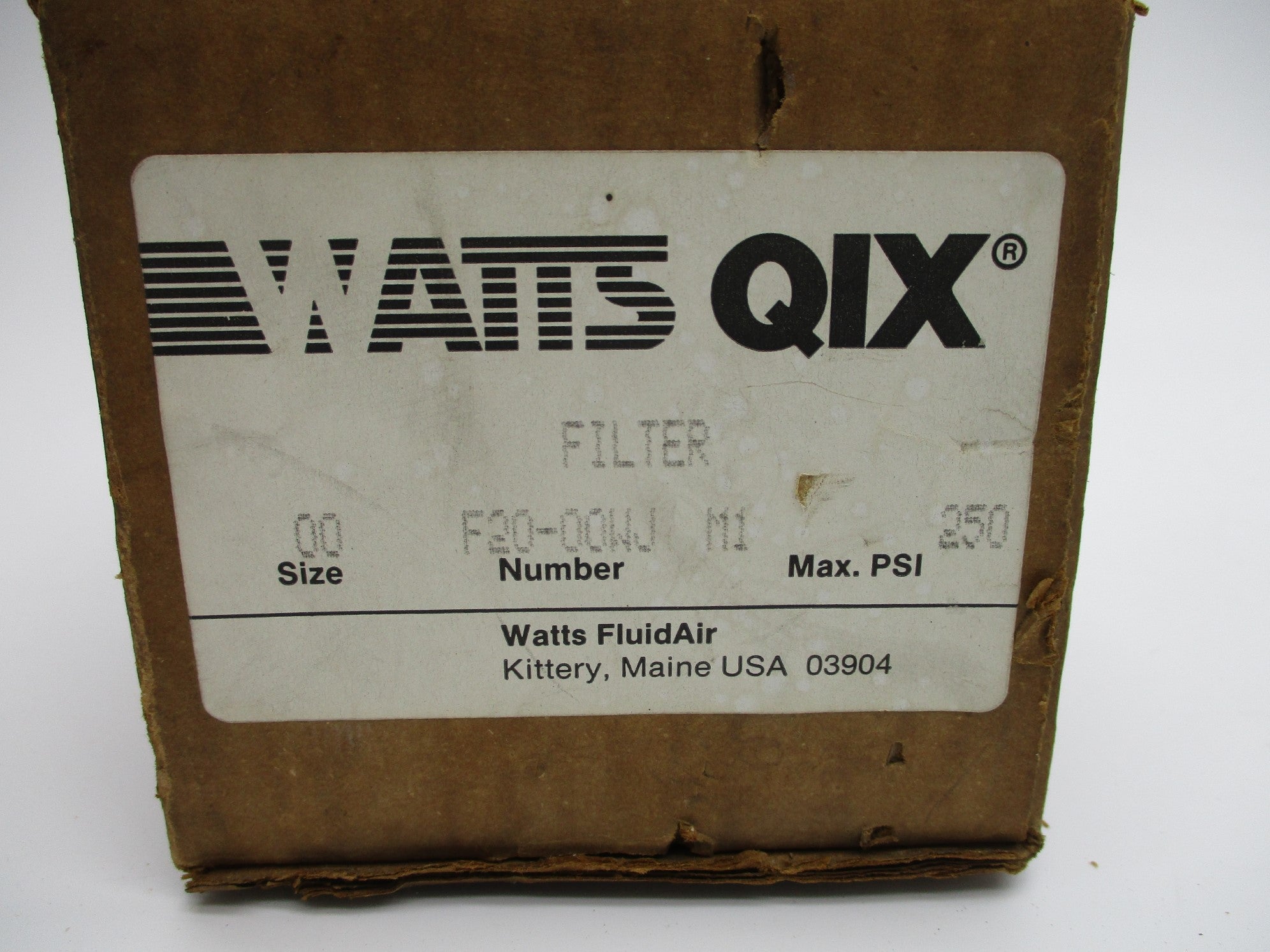 WATTS F20-00WJ 250PSI NSMP