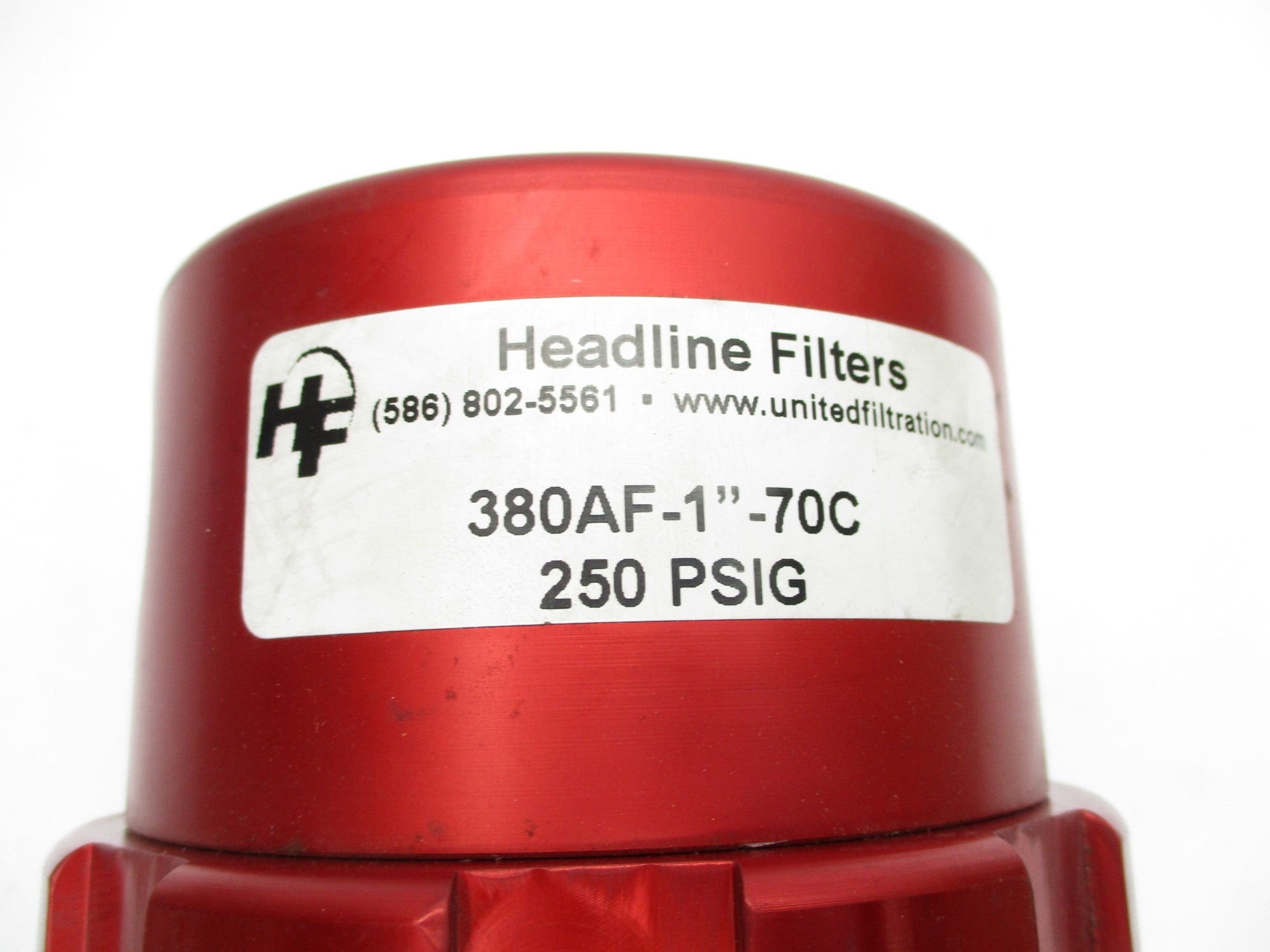 HEADLINE FILTERS 380AF-1"-70C 250PSIG NSNP