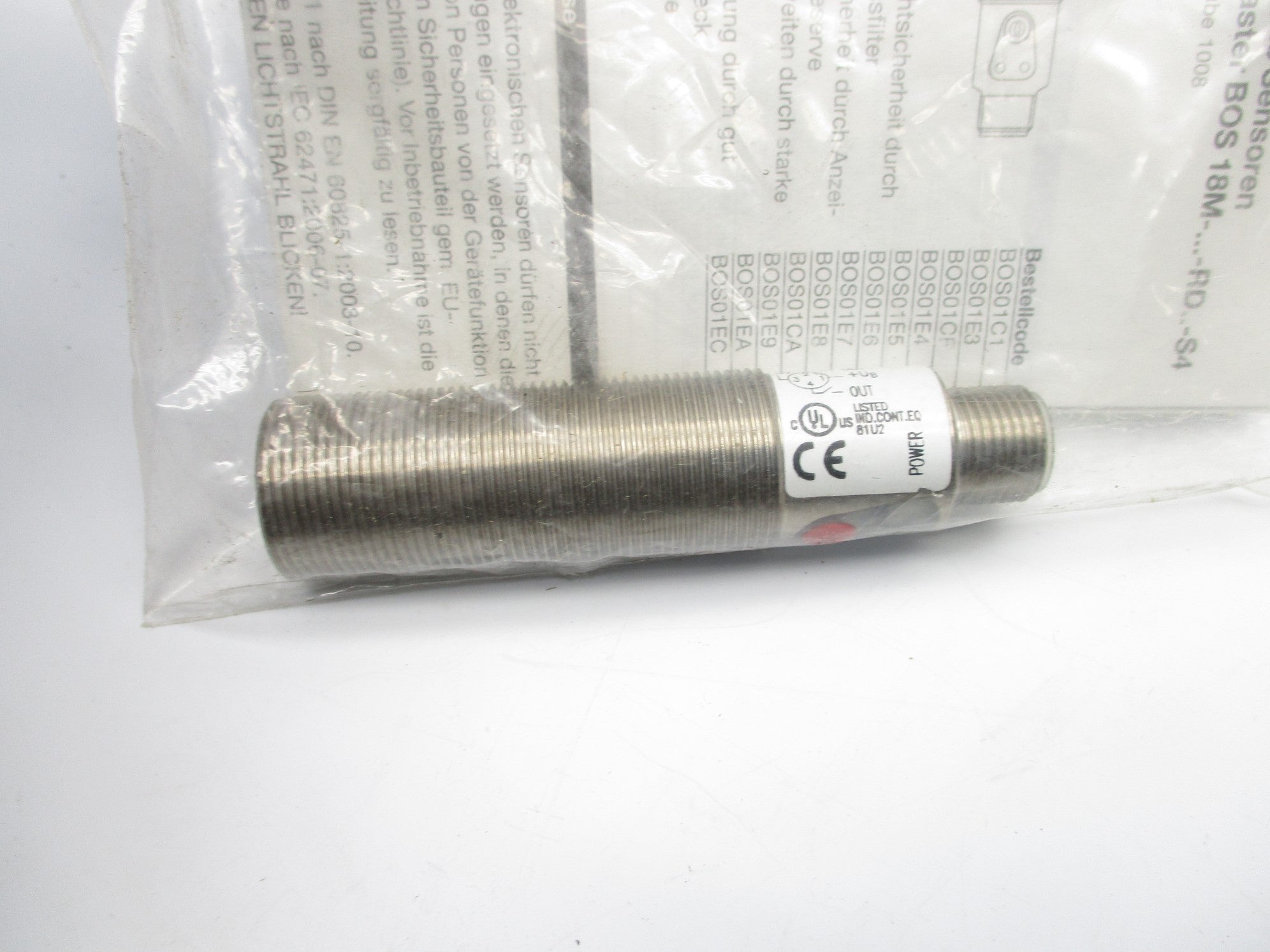 BALLUFF BOS18M-PA-RD20-S4 BOS01CF 10-30VDC NSMP