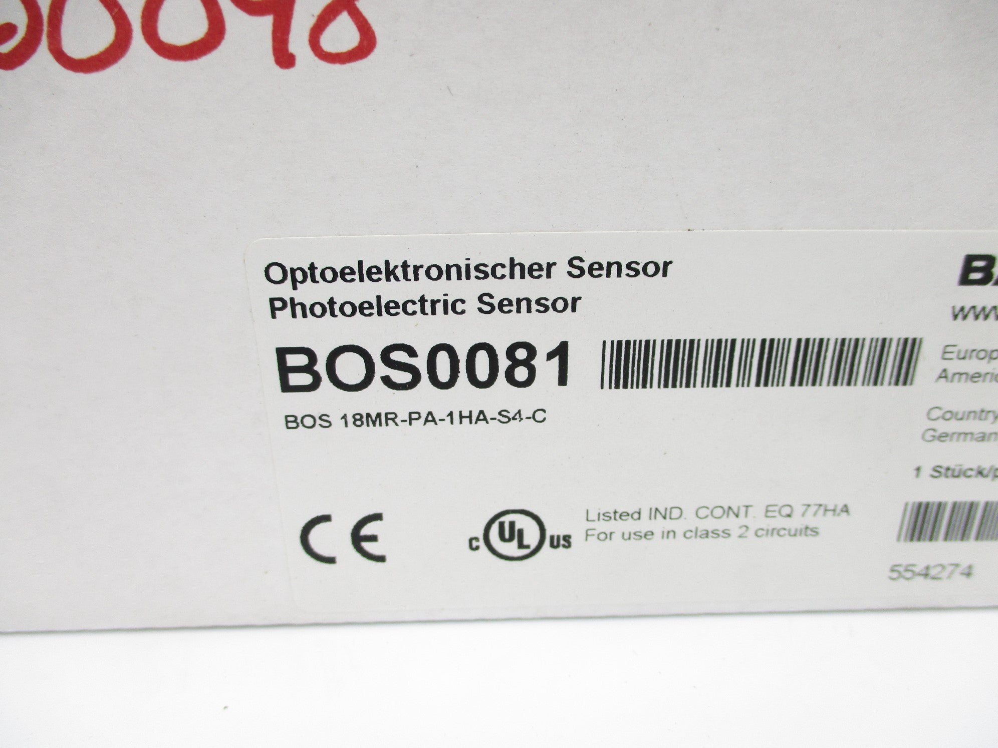 BALLUFF BOS18MR-PA-1HA-S4-C NSMP