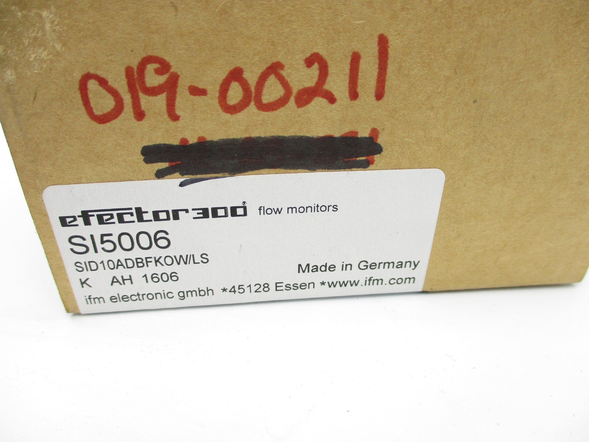 IFM EFECTOR SI5006 SID10ADBFKOW/LS NSMP