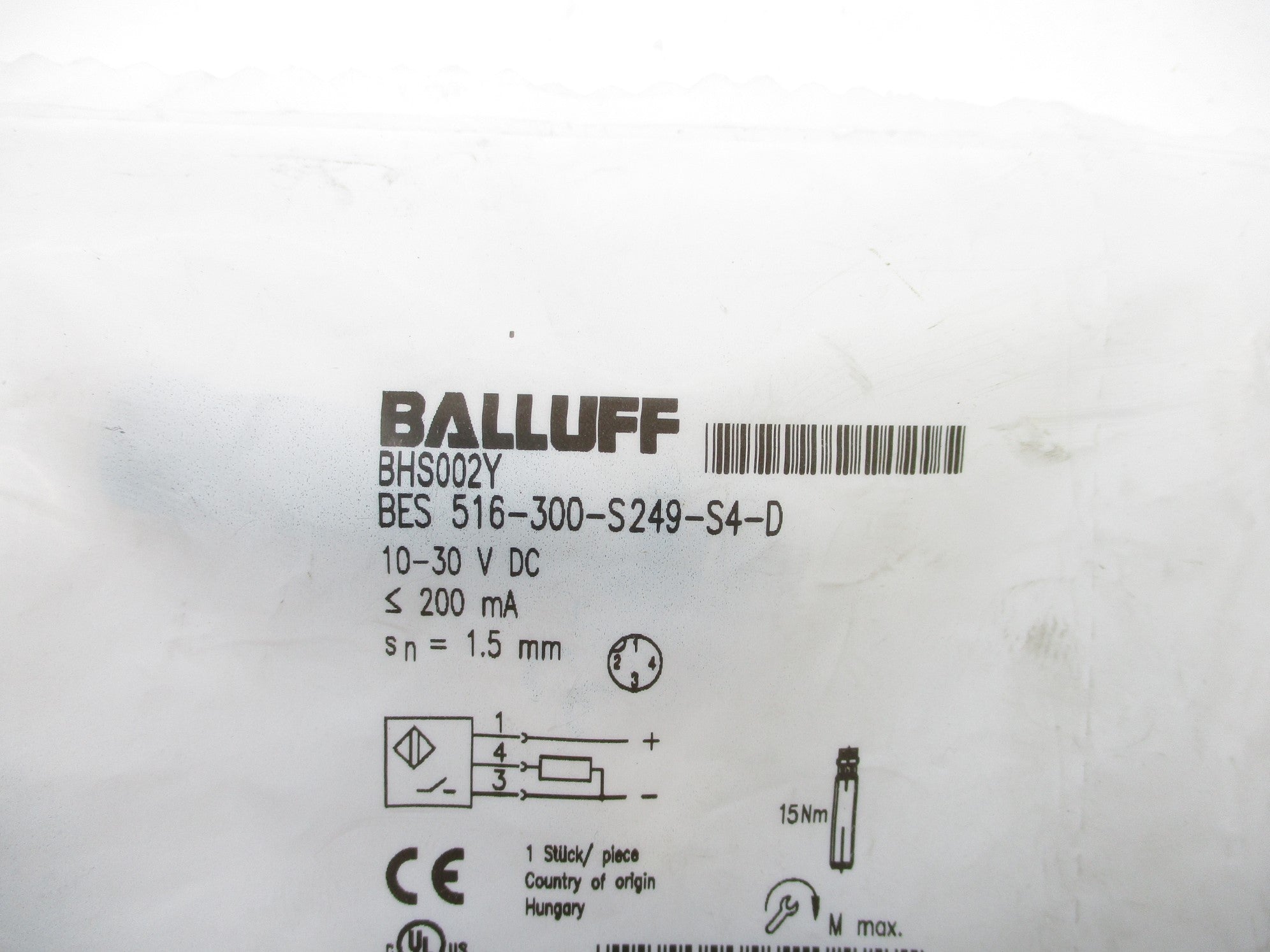 BALLUFF BES516-300-S249-S4-D NSMP