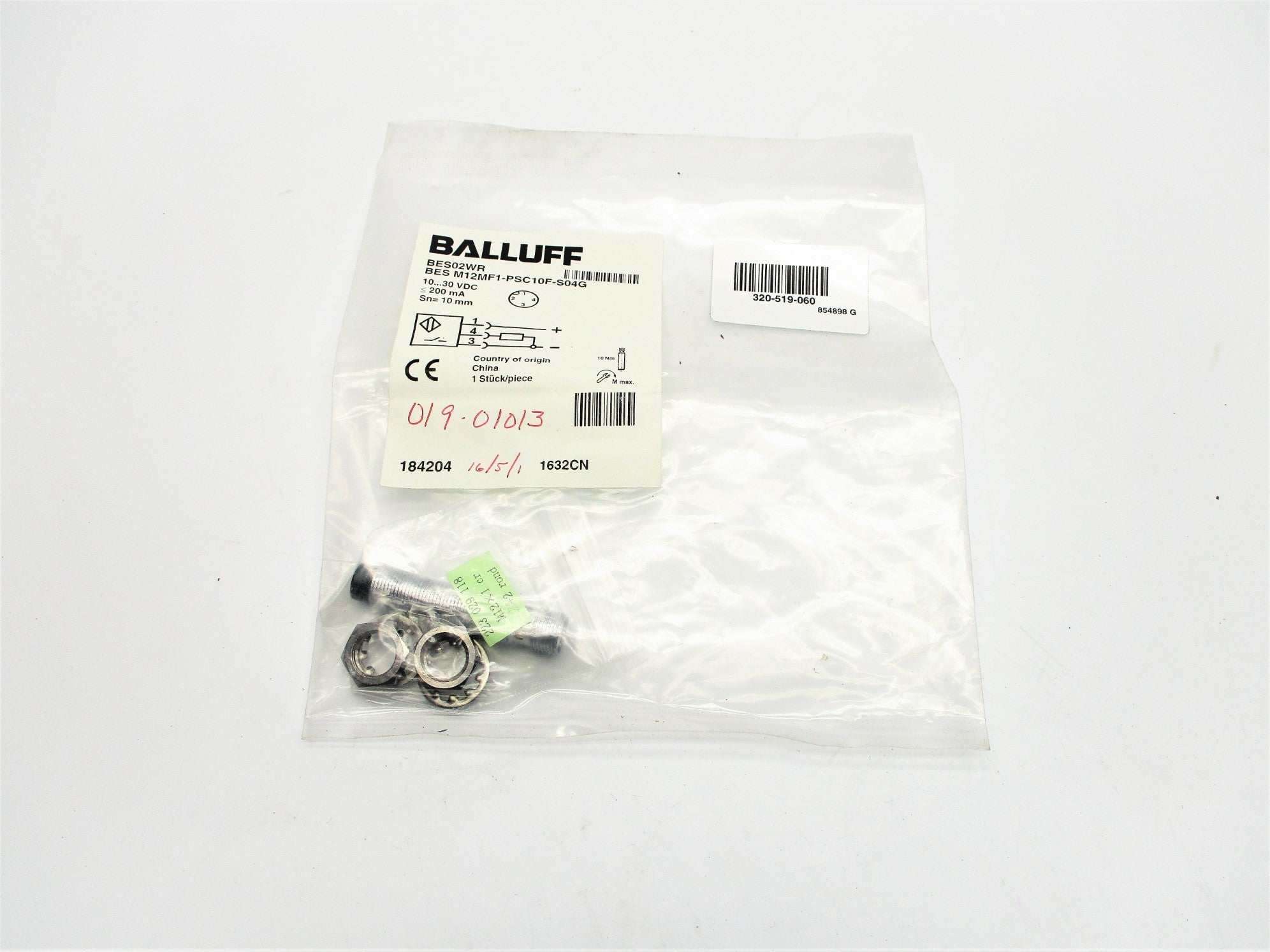 BALLUFF BES02WR BES M12MF1-PSC10F-S04G 10-30VDC NSMP