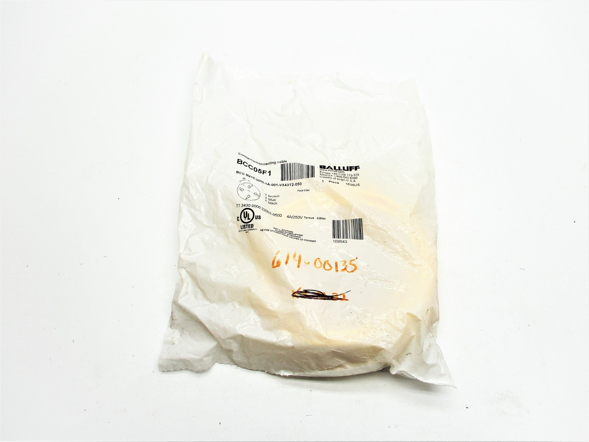 BALLUFF BCCM415-0000-1A-001-VX43T2-050 BCC05F1 250V 4A NSMP