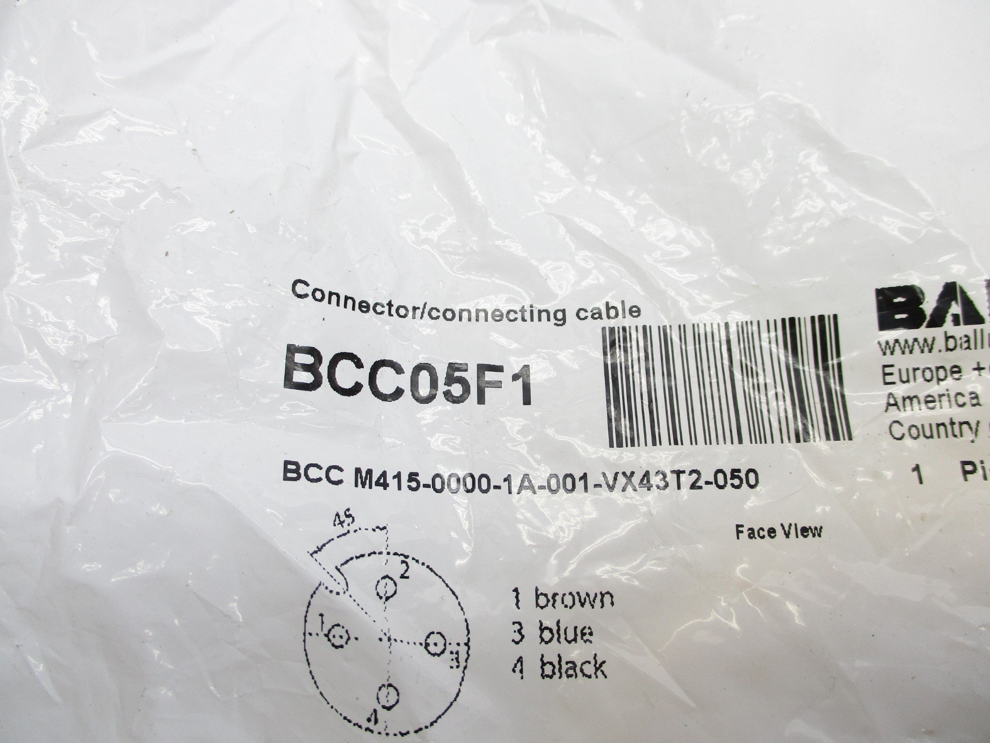 BALLUFF BCCM415-0000-1A-001-VX43T2-050 BCC05F1 250V 4A NSMP