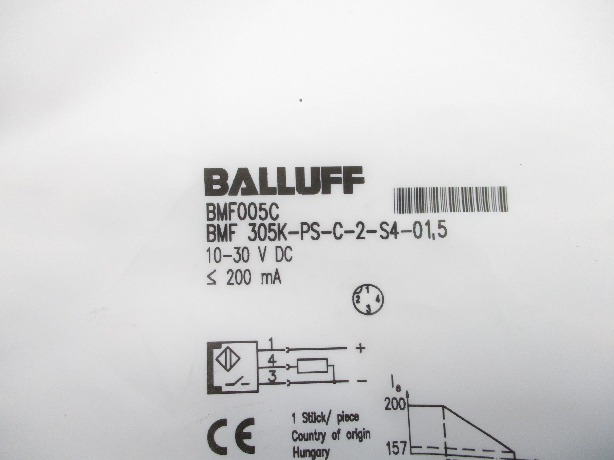 BALLUFF BMF305K-PS-C-2-S4-01,5 NSMP