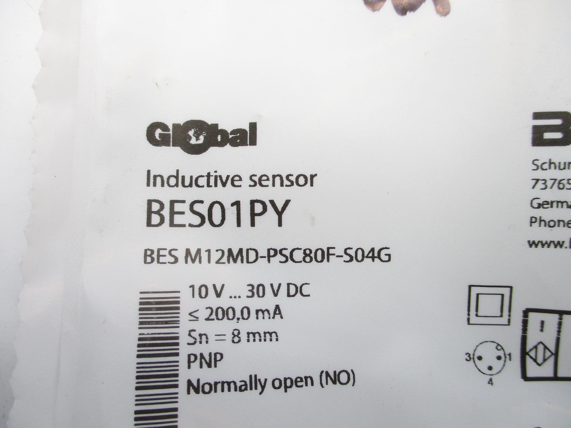 BALLUFF BESM12MD-PSC80F-S04G NSMP
