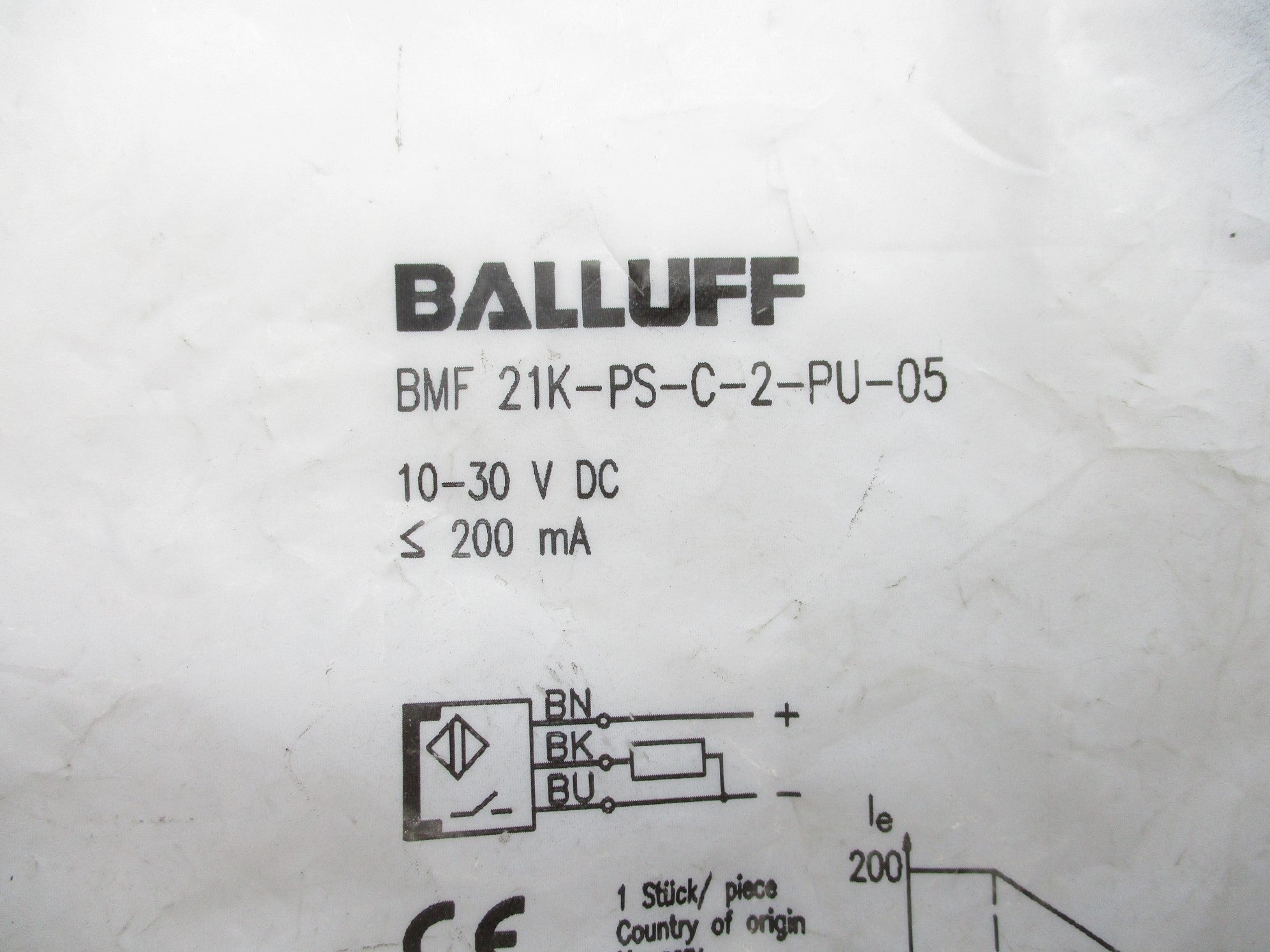 BALLUFF BMF21K-PS-C-2-PU-05 NSMP