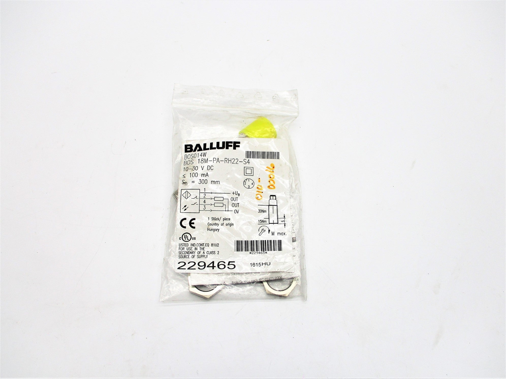 BALLUFF BOS18M-PA-RH22-S4 NSMP